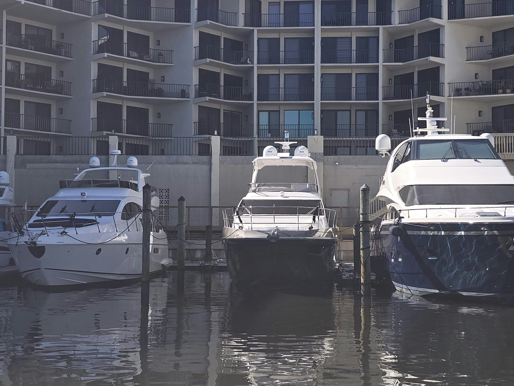 a group of boats docked in a harbor aboard ENDLESS SUMMER Yacht for Sale