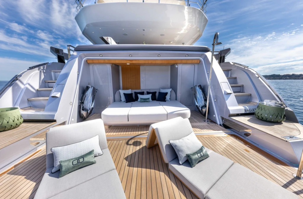 a boat on the water aboard ILMA Yacht for Charter