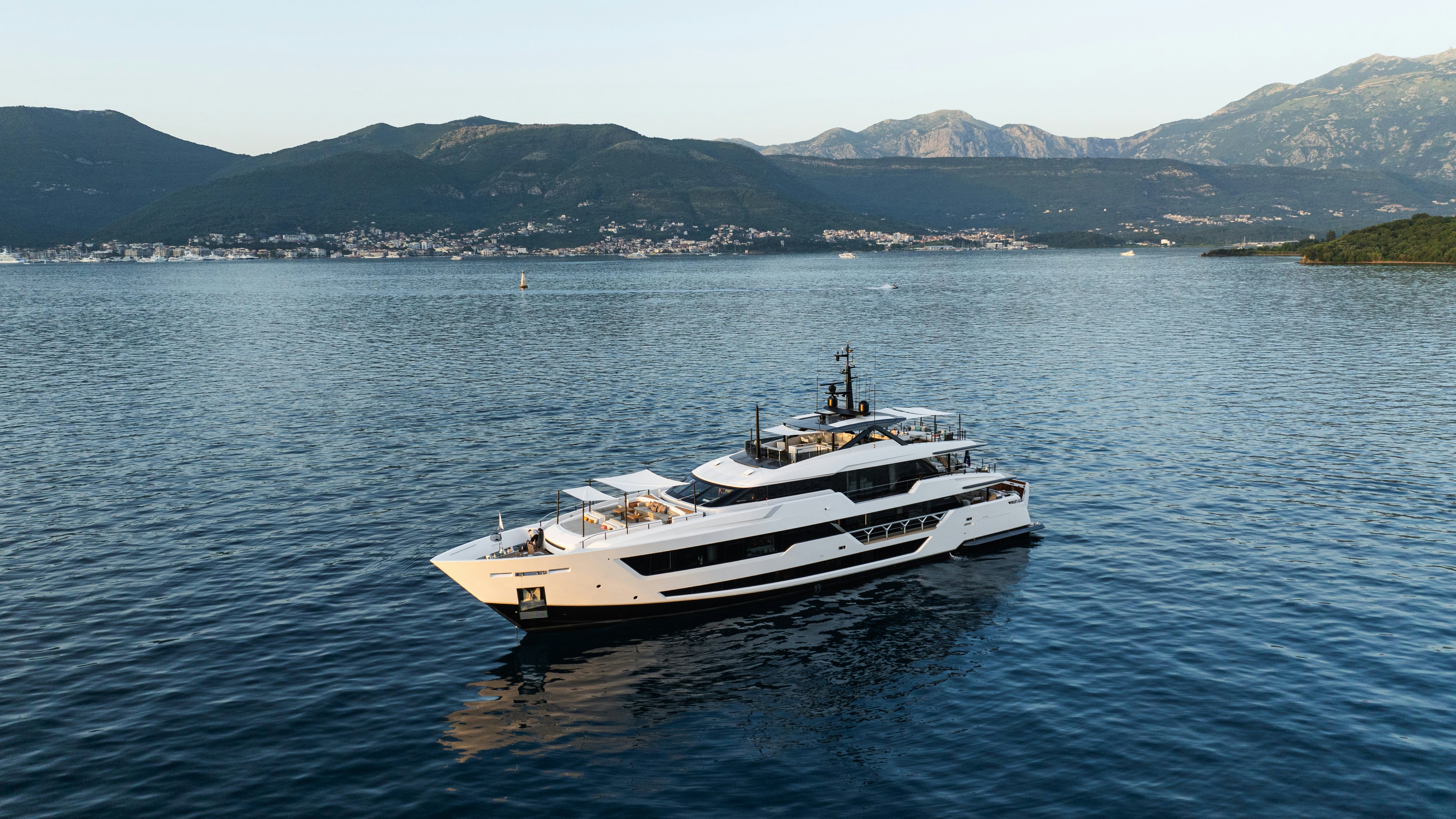 a boat on the water aboard FIFI Yacht for Charter