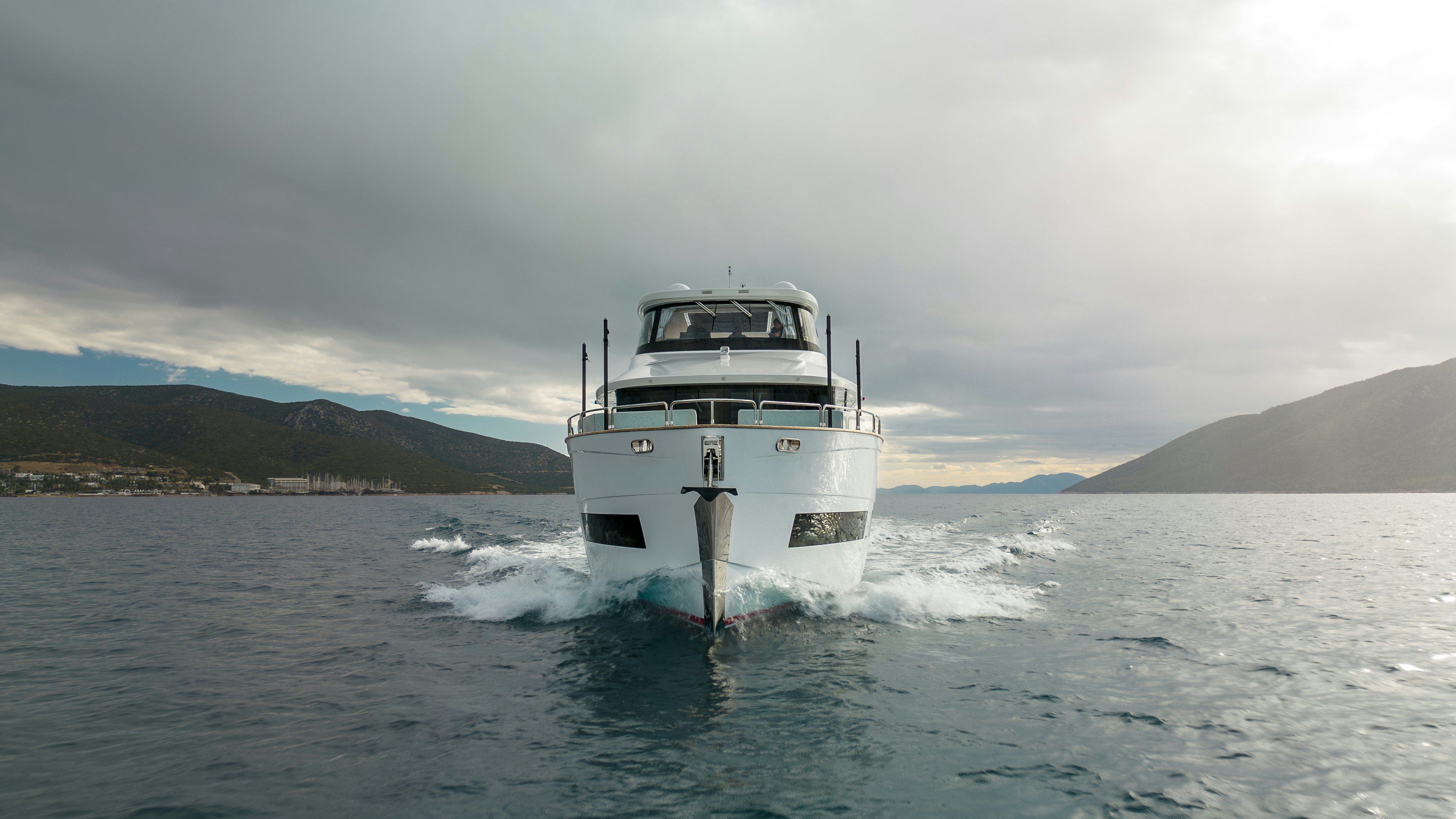 a boat on the water aboard GALENE IV Yacht for Sale
