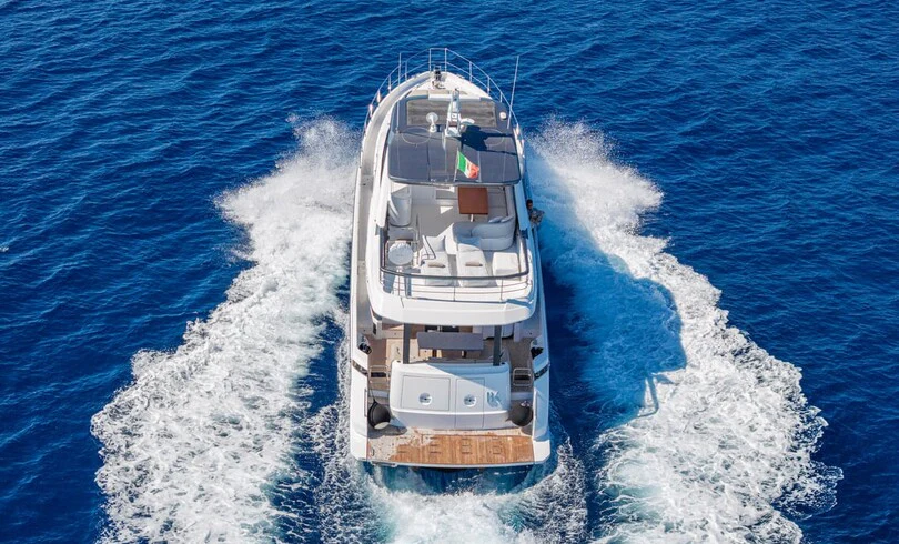 a ship on the water aboard SBK Yacht for Charter