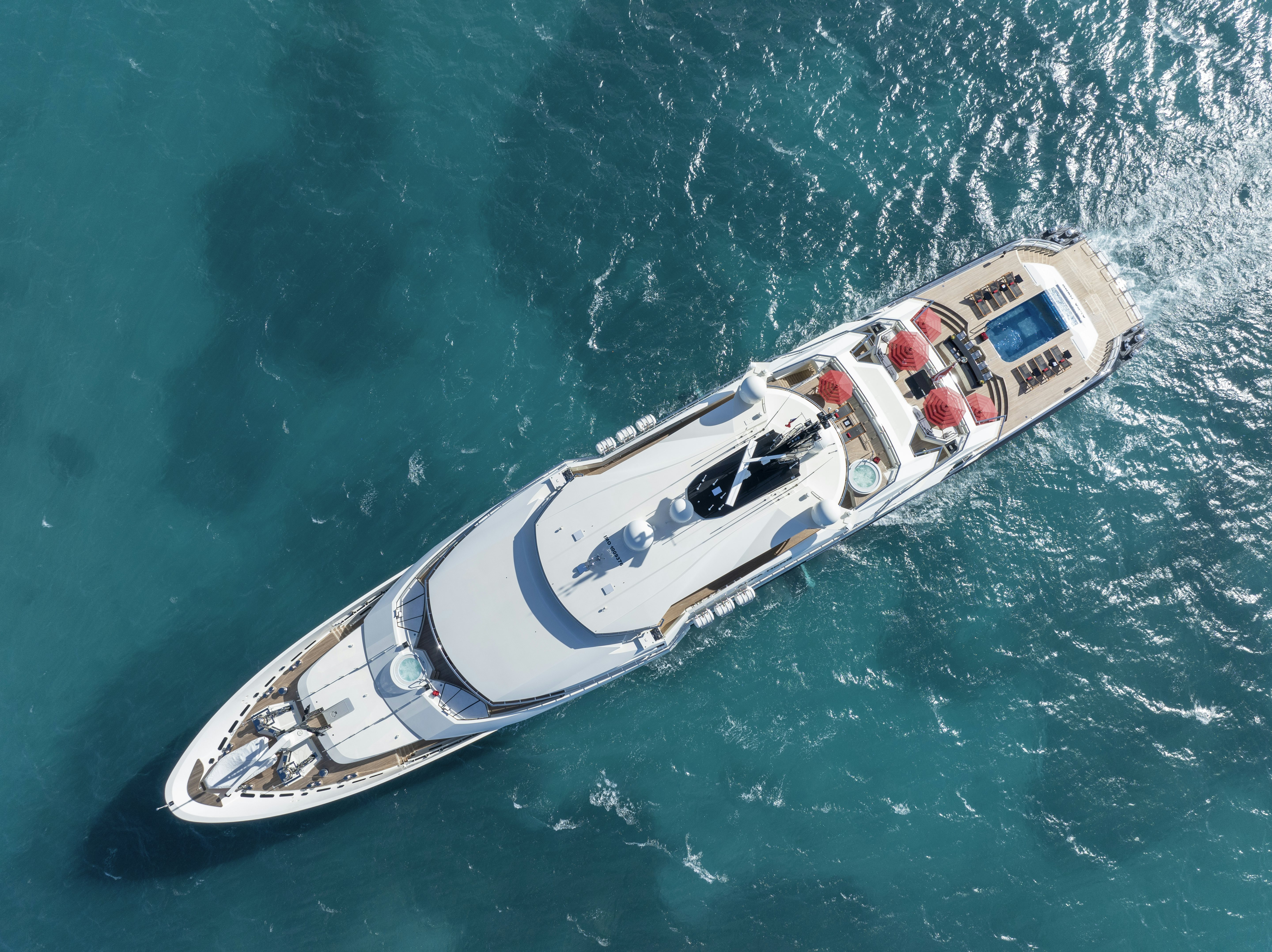 a boat in the water aboard ALFA NERO Yacht for Charter