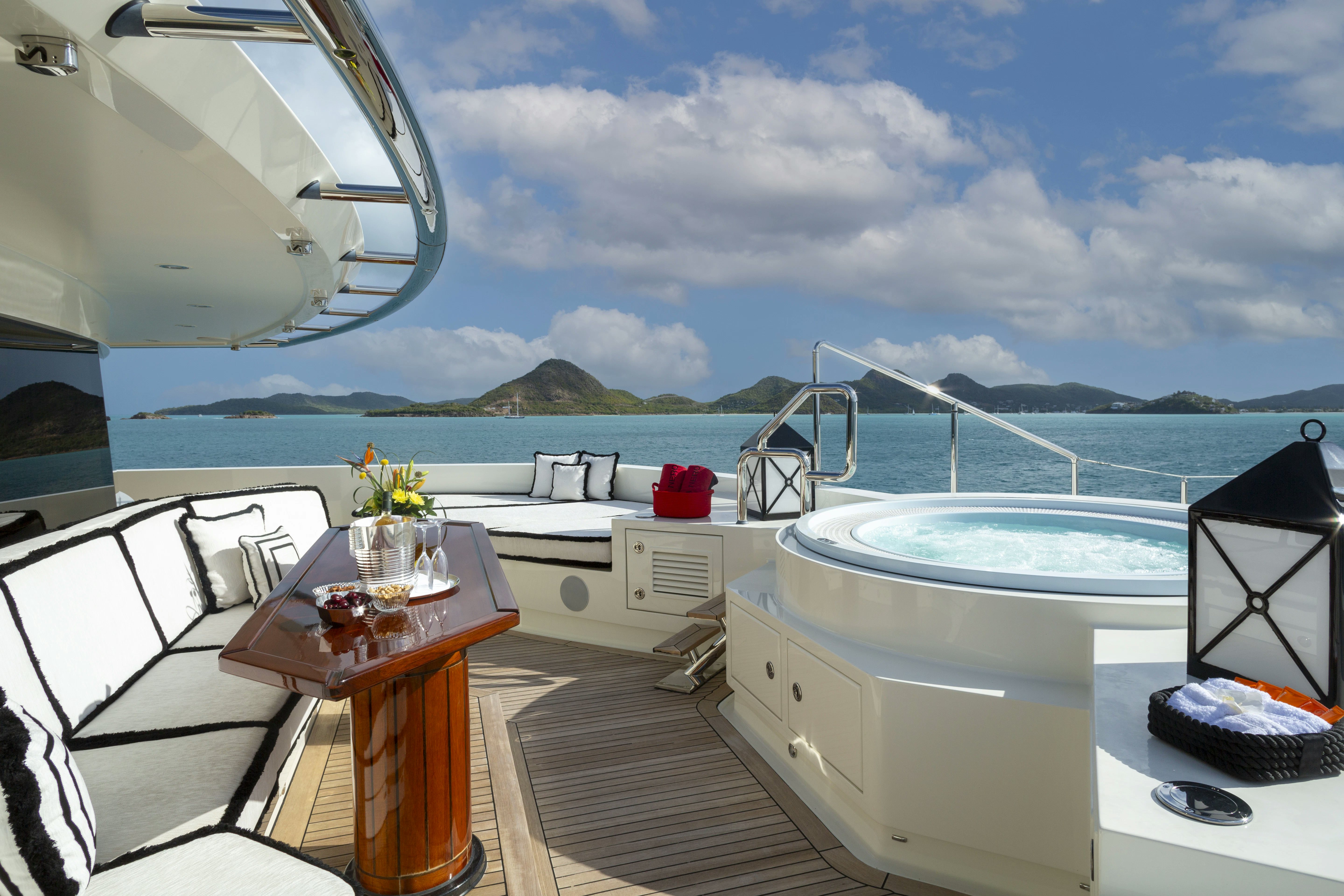 a boat on the water aboard ALFA NERO Yacht for Sale