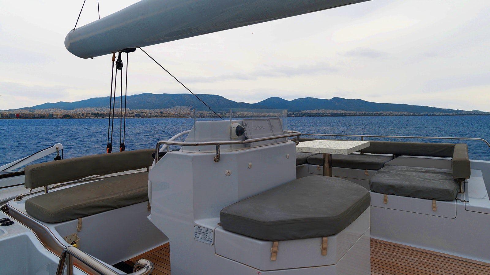 a boat on the water aboard SAMELI Yacht for Charter