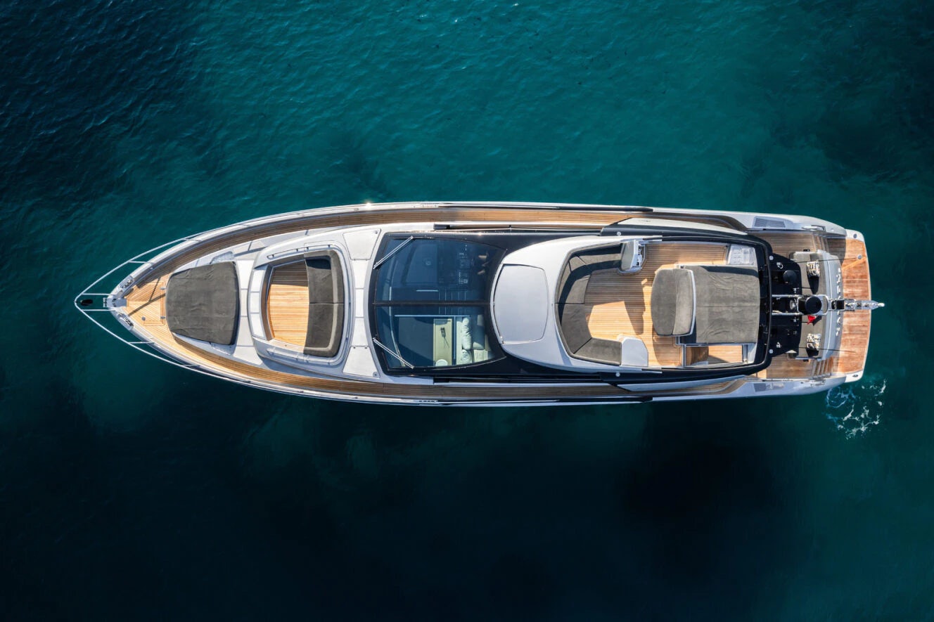 a boat in the water aboard XANADU 76 Yacht for Sale