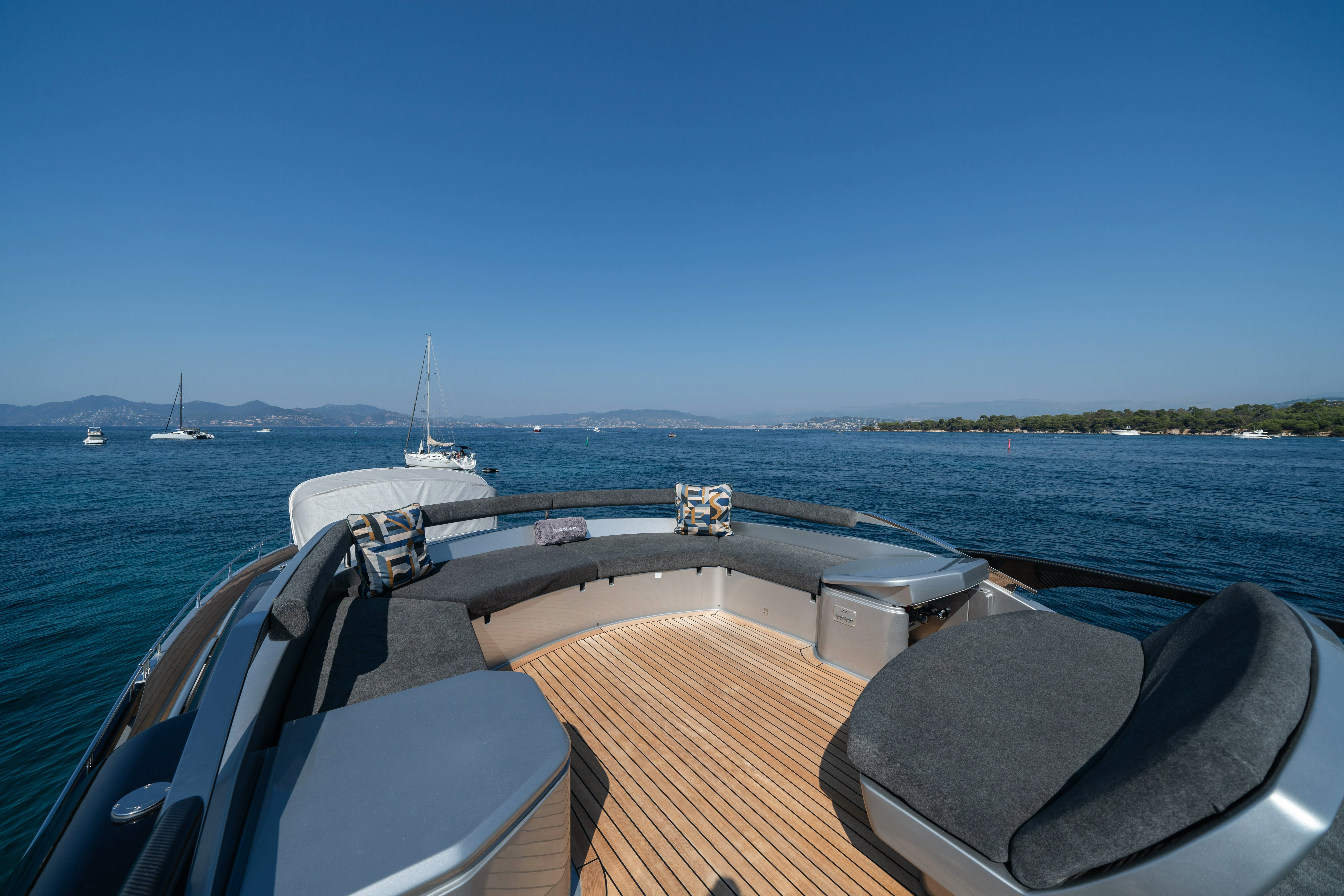 a boat on the water aboard XANADU 76 Yacht for Sale
