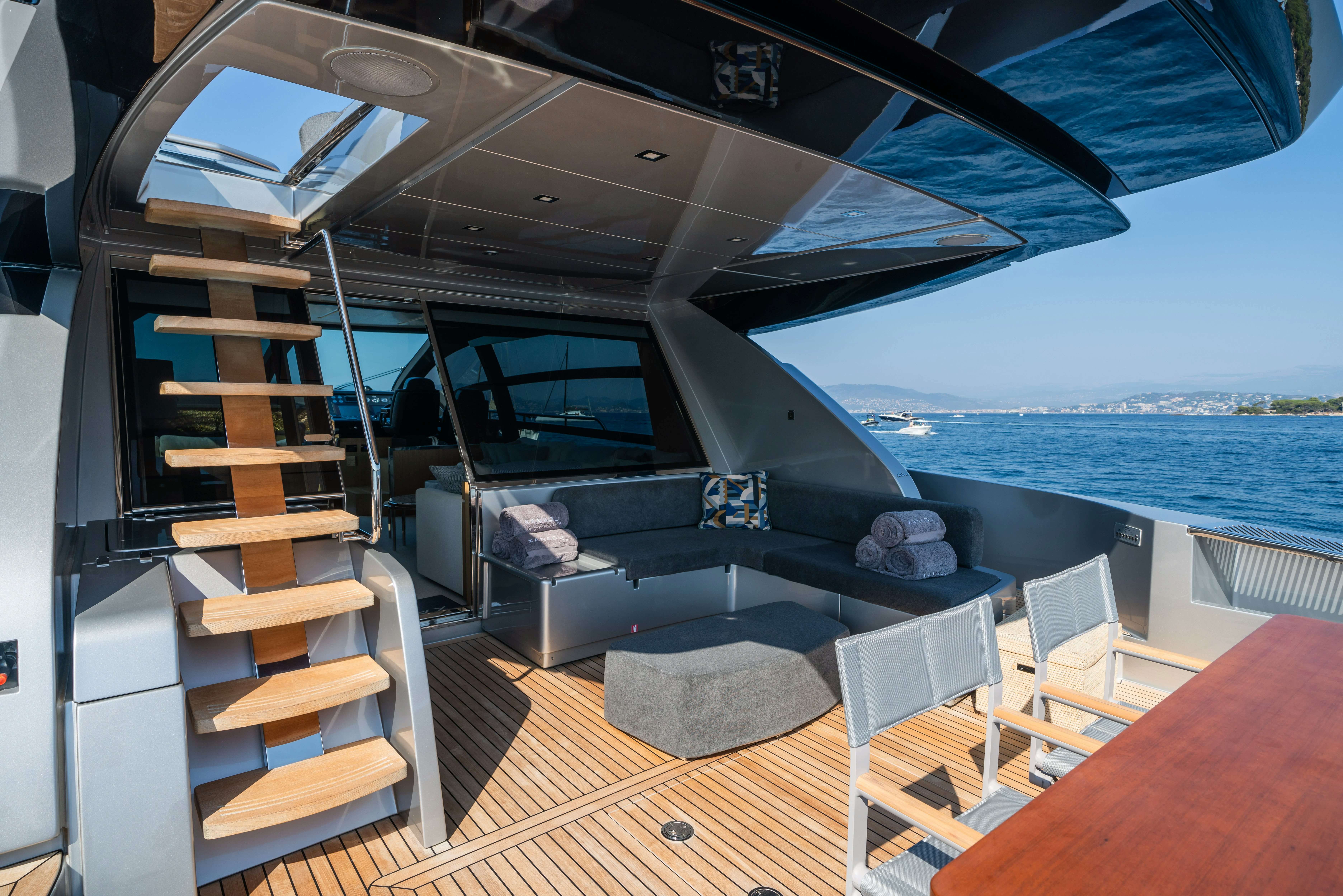 a boat on the water aboard XANADU 76 Yacht for Sale