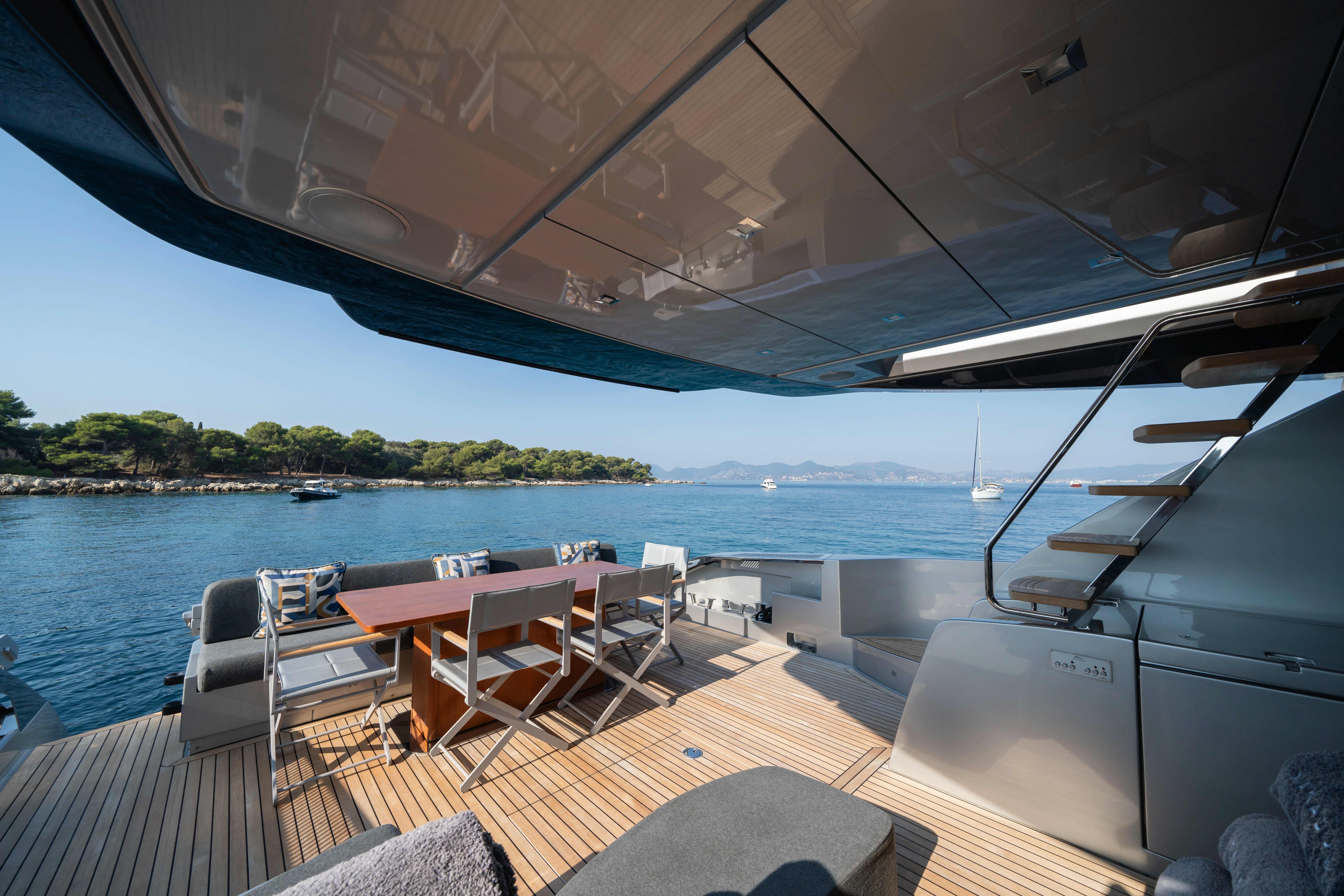 a boat on the water aboard XANADU 76 Yacht for Sale