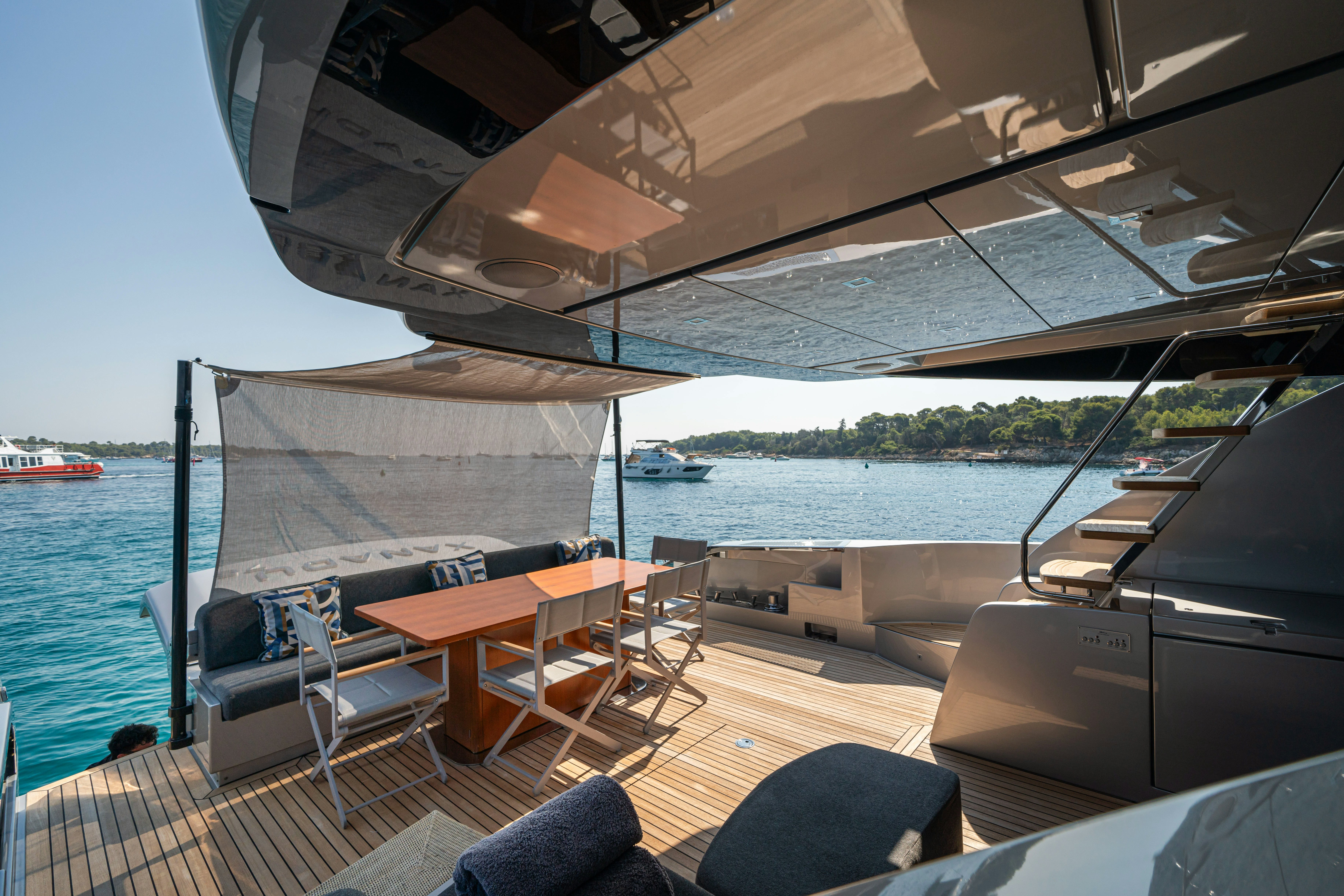 a boat on the water aboard XANADU 76 Yacht for Sale