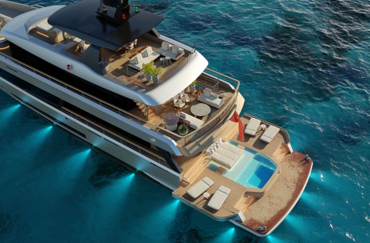 a boat on the water aboard SIRENA 42M/01 Yacht for Sale
