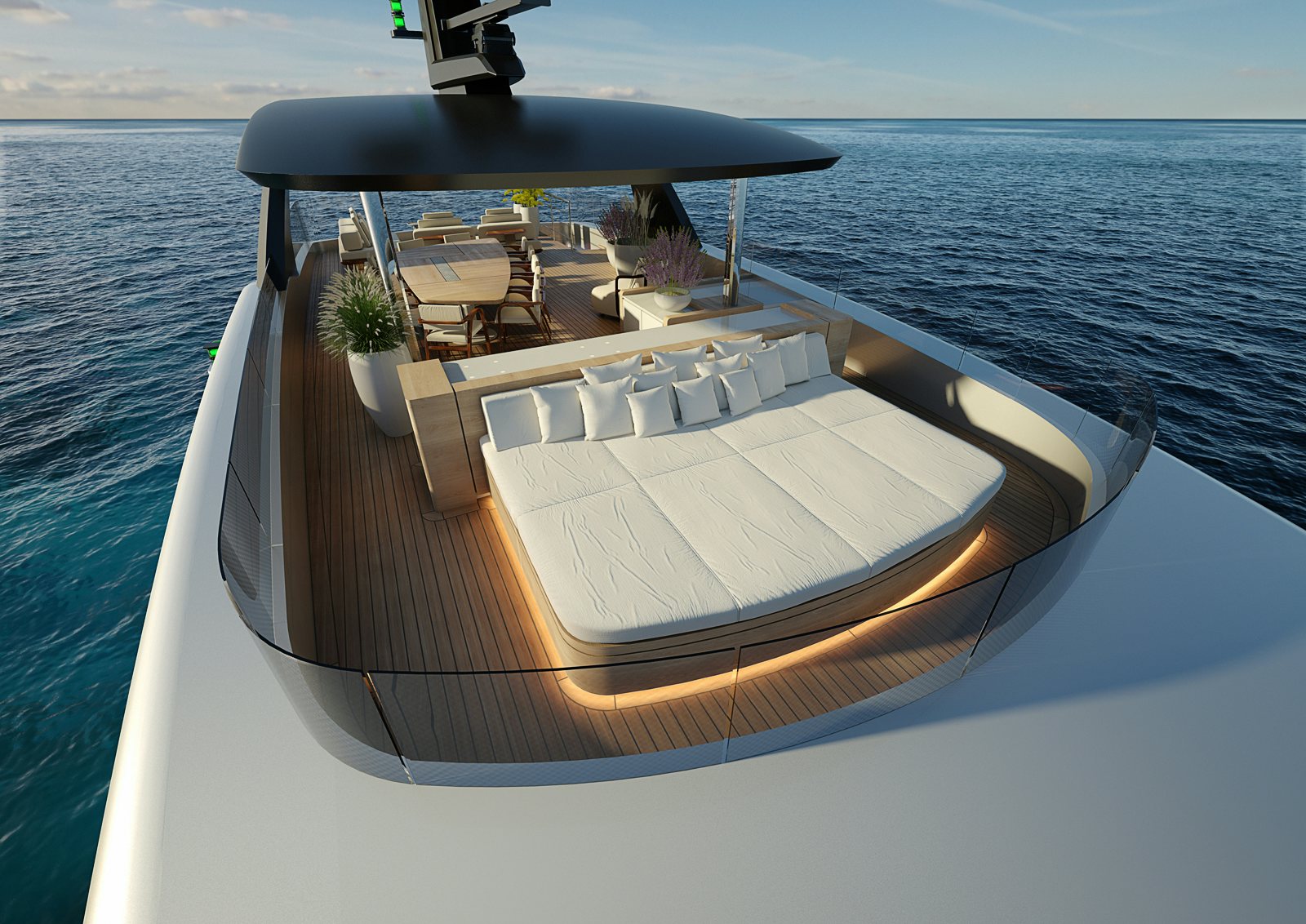 a boat on the water aboard SIRENA 42M/01 Yacht for Sale