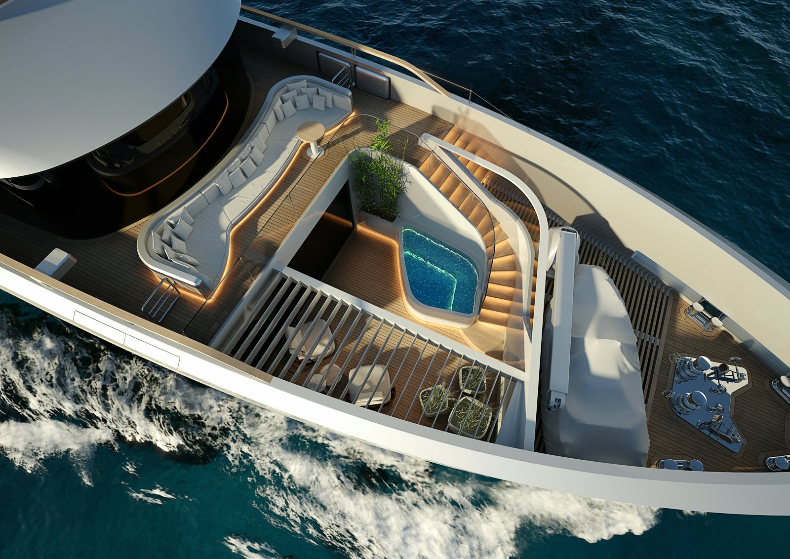 a boat on the water aboard SIRENA 42M/01 Yacht for Sale