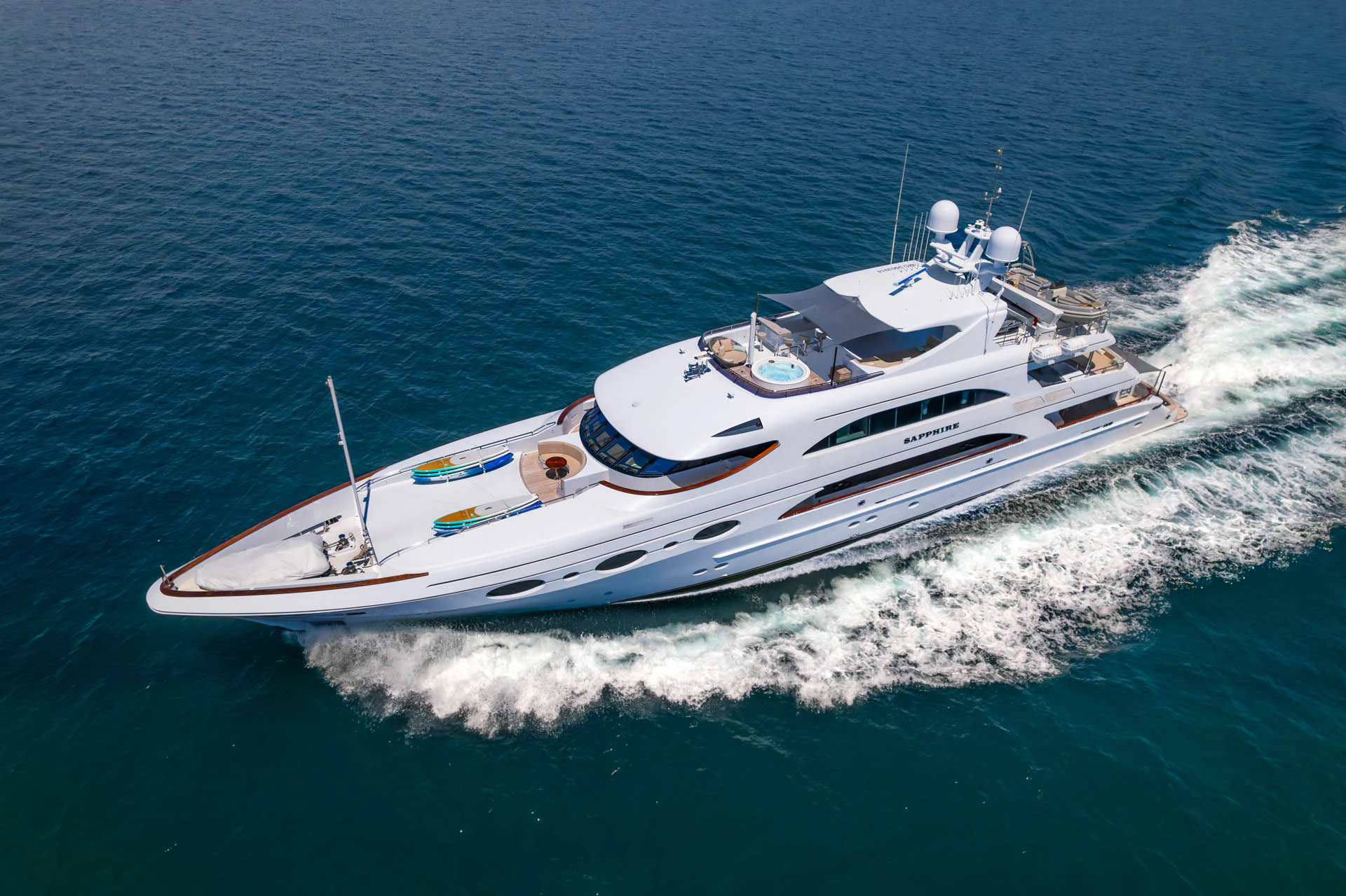 a boat on the water aboard SWEET CAROLINE II Yacht for Sale