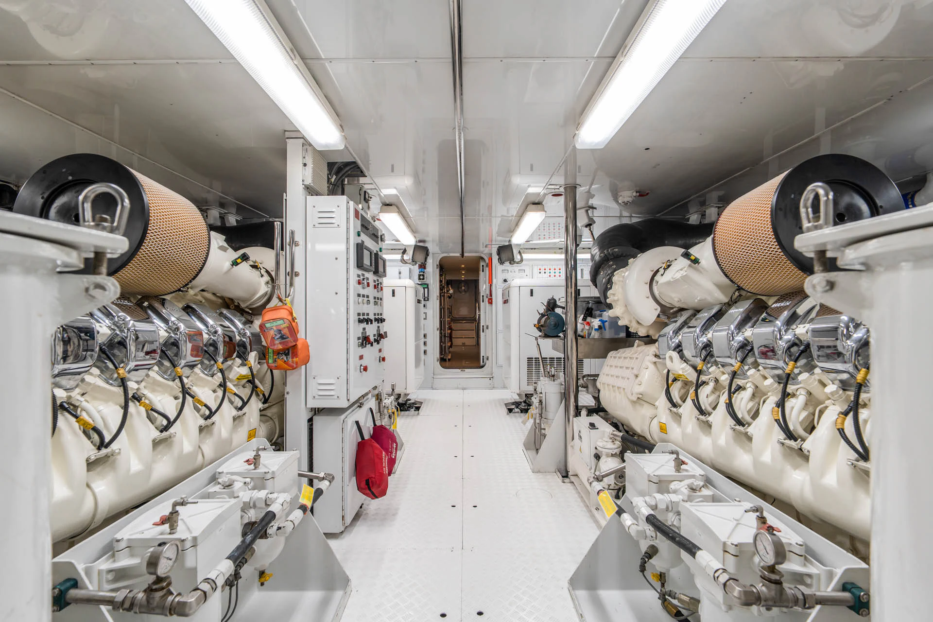 a room with many equipment aboard SWEET CAROLINE II Yacht for Sale