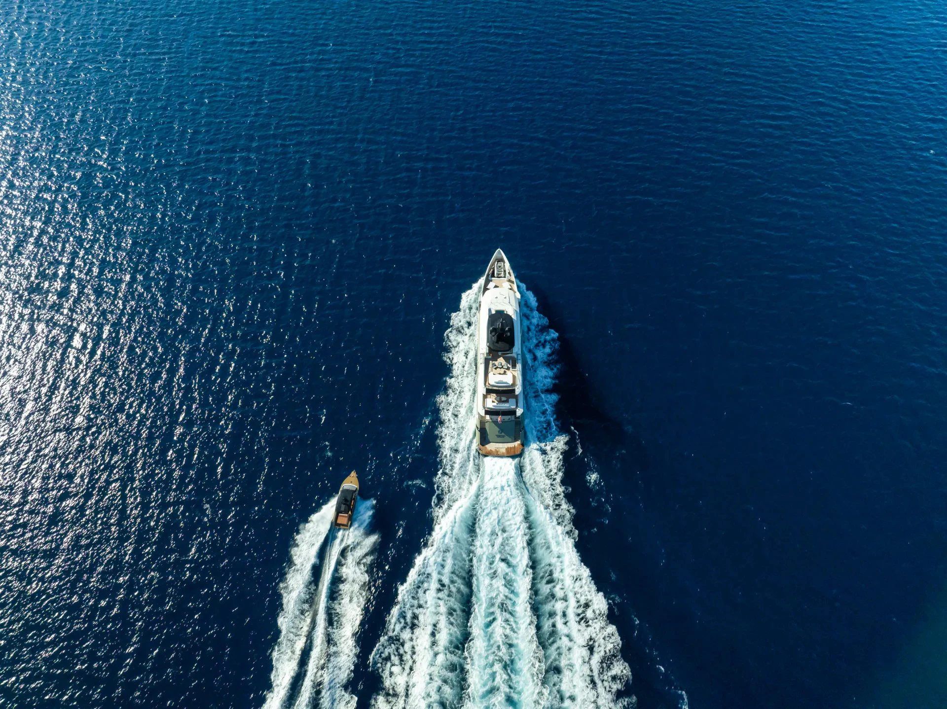 a car driving on a road aboard ETERNAL SPARK Yacht for Charter