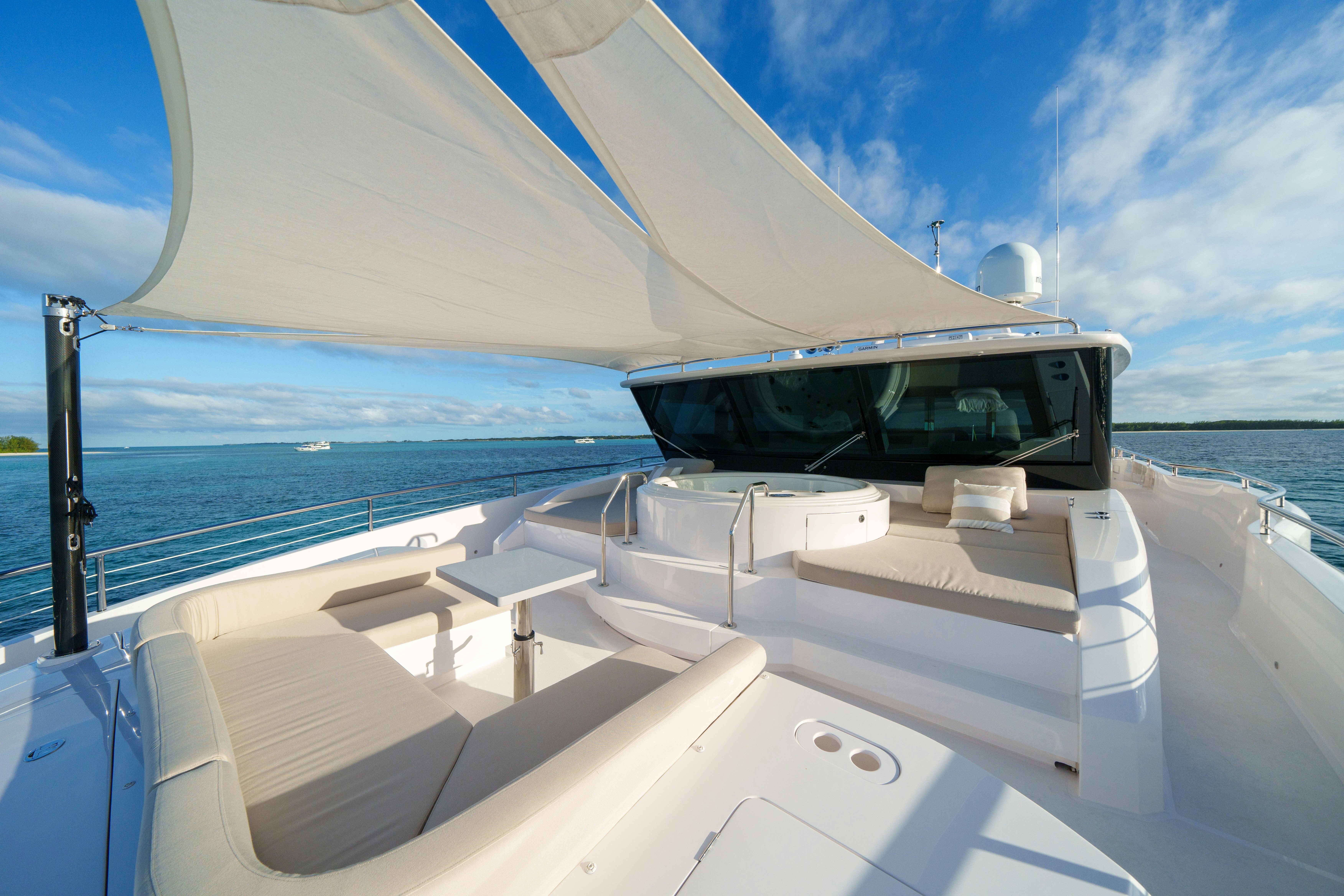 a boat on the water aboard RIO Yacht for Sale
