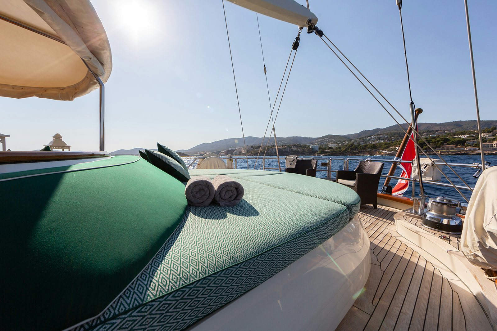 a boat on the water aboard NORFOLK STAR Yacht for Sale