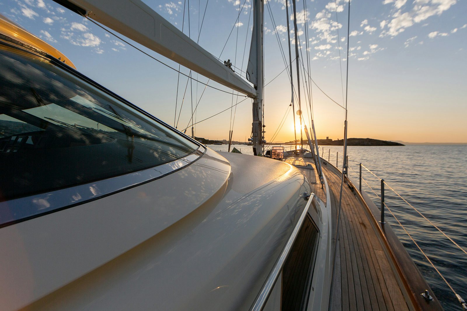 a boat on the water aboard NORFOLK STAR Yacht for Sale
