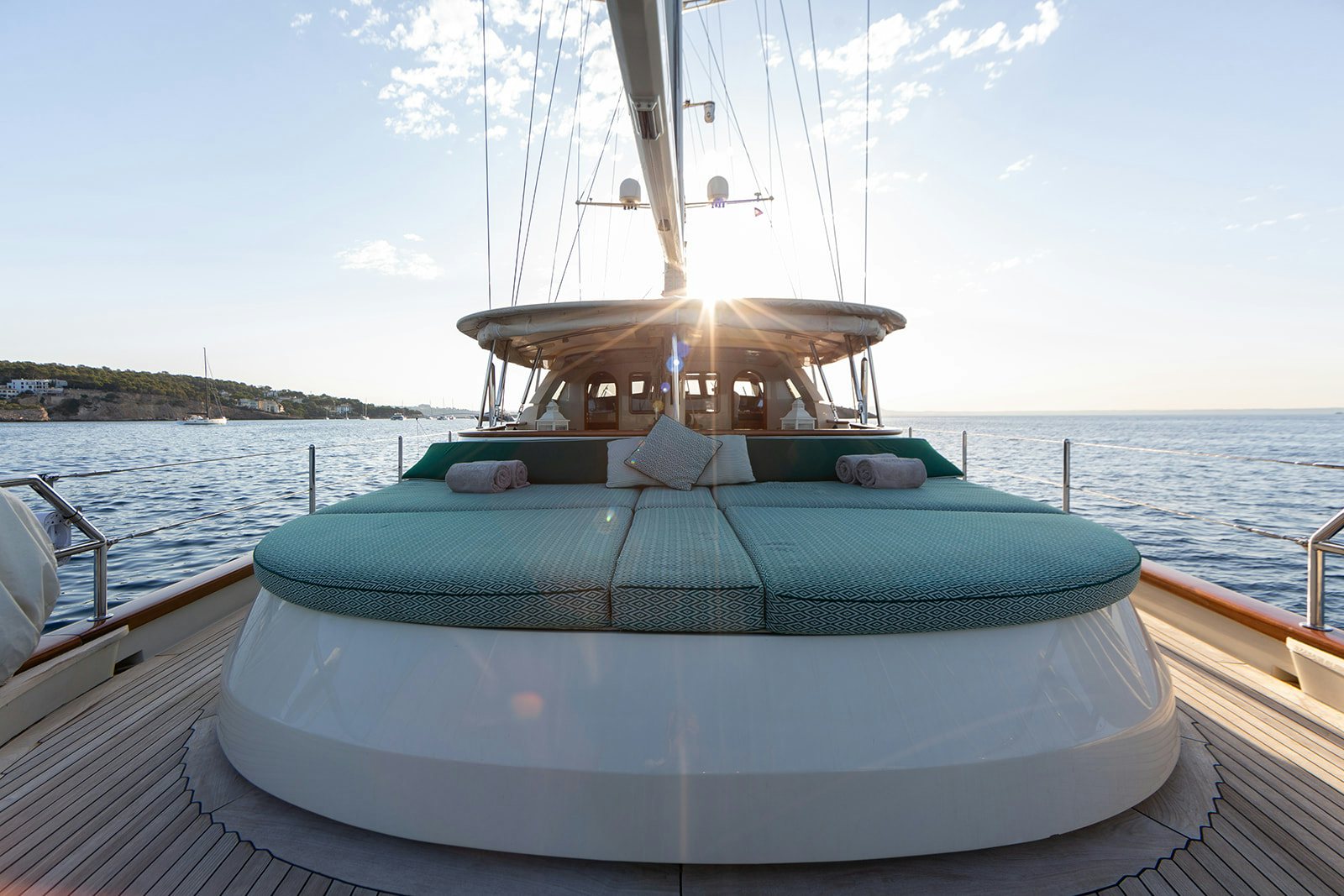 a boat on a dock aboard NORFOLK STAR Yacht for Sale