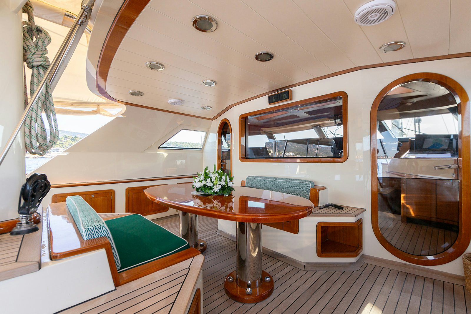 inside of a boat aboard NORFOLK STAR Yacht for Sale