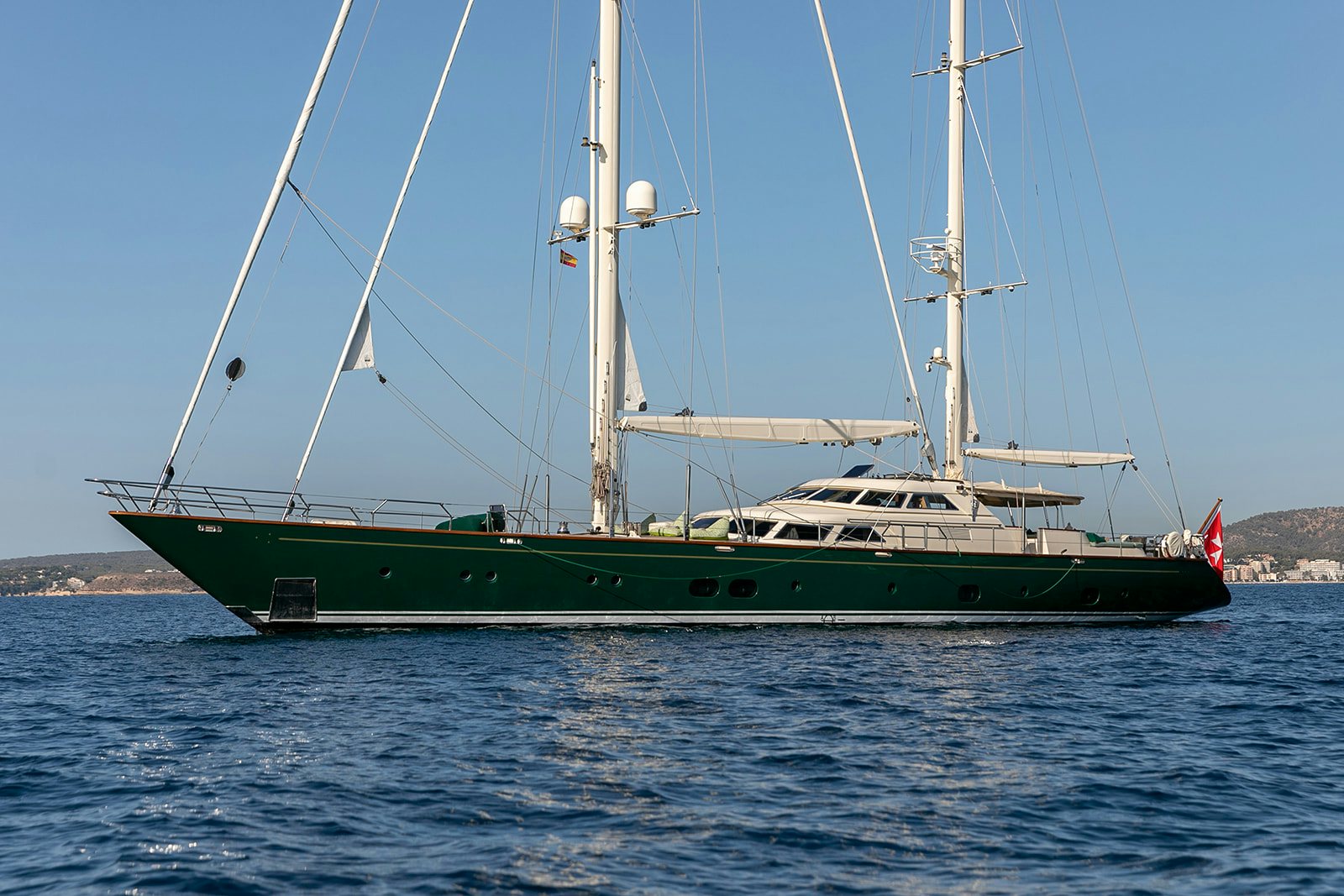 a boat on the water aboard NORFOLK STAR Yacht for Sale