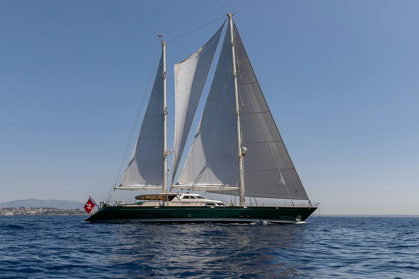 a sailboat on the water aboard NORFOLK STAR Yacht for Sale