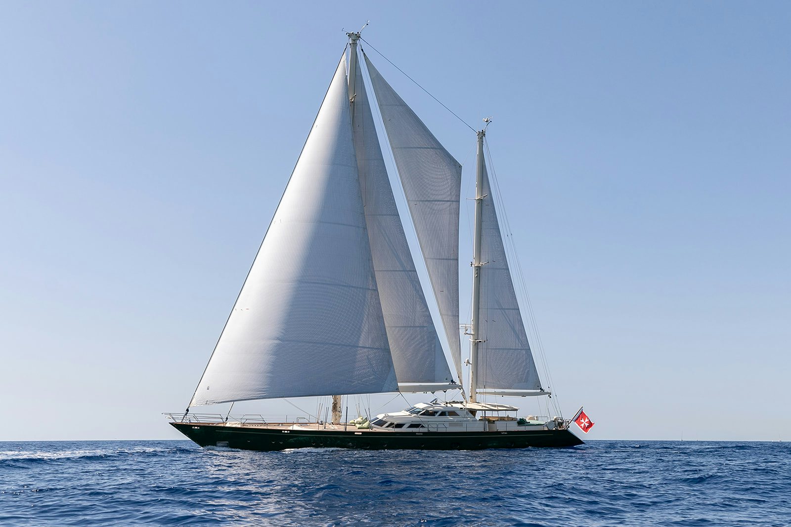 a sailboat on the water aboard NORFOLK STAR Yacht for Sale