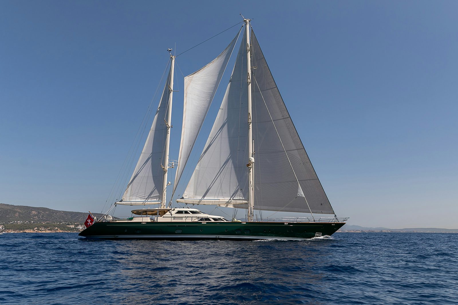 a sailboat on the water aboard NORFOLK STAR Yacht for Sale