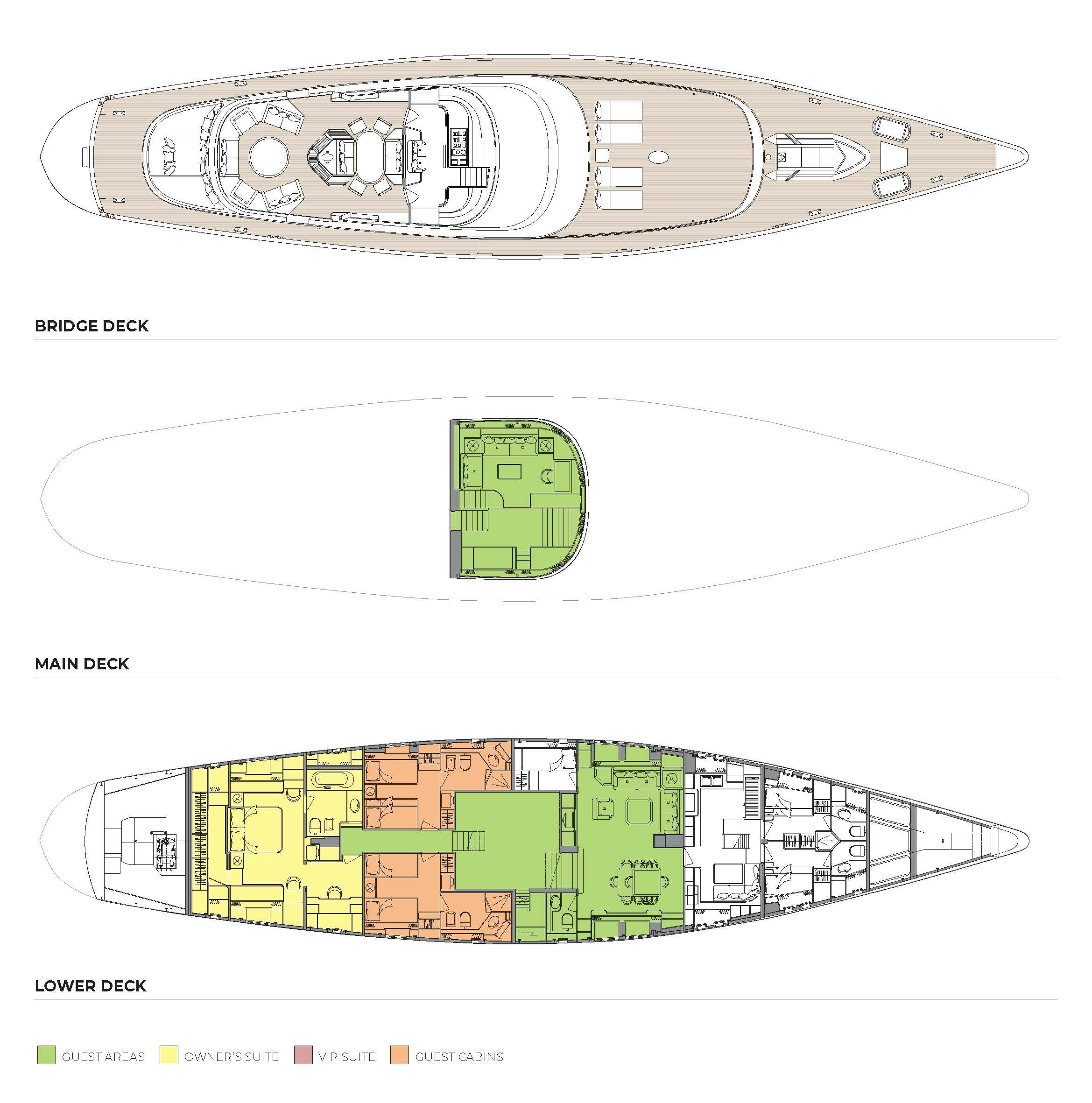 diagram aboard NORFOLK STAR Yacht for Sale