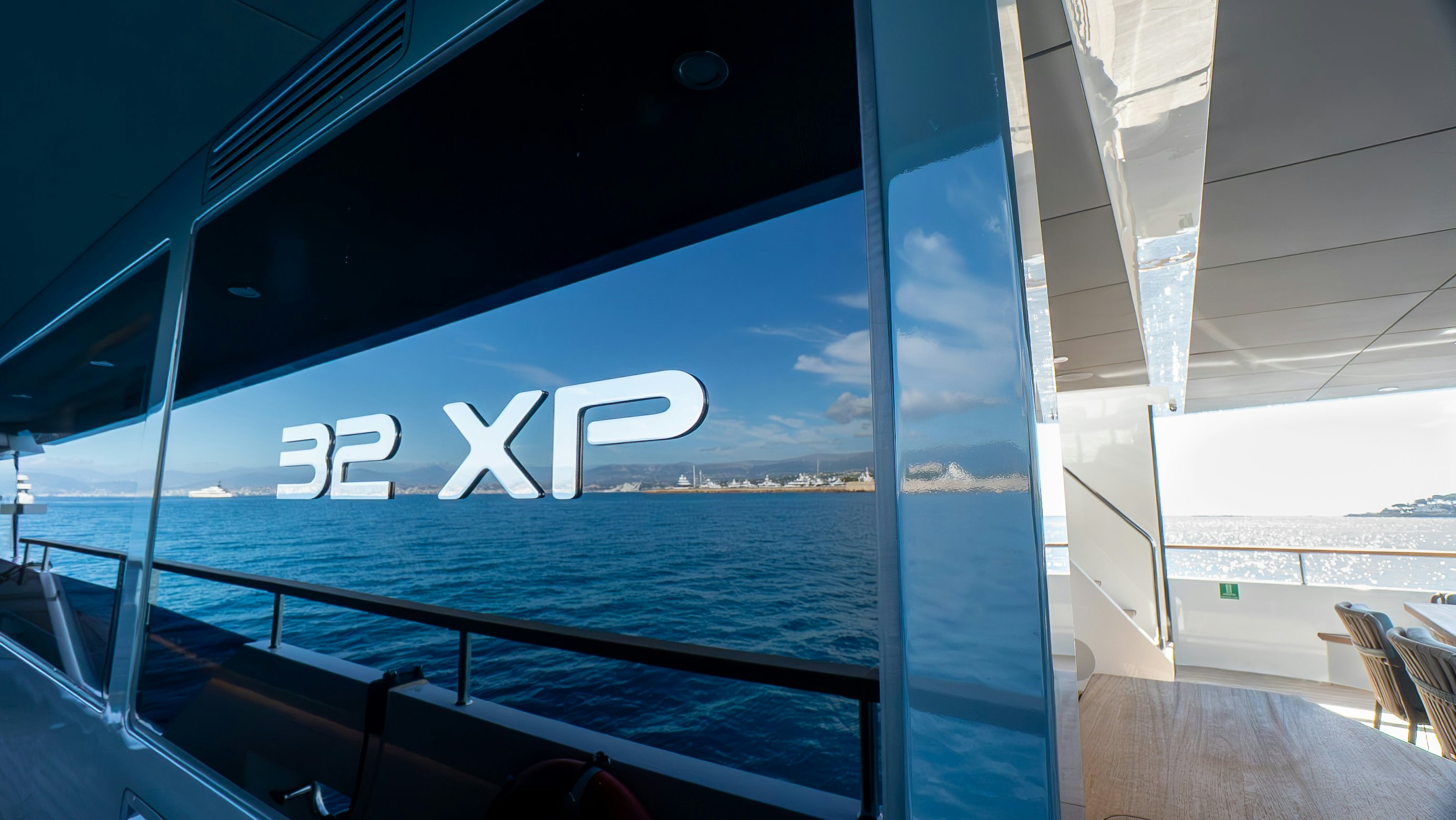 a boat on the water aboard RAY Yacht for Sale