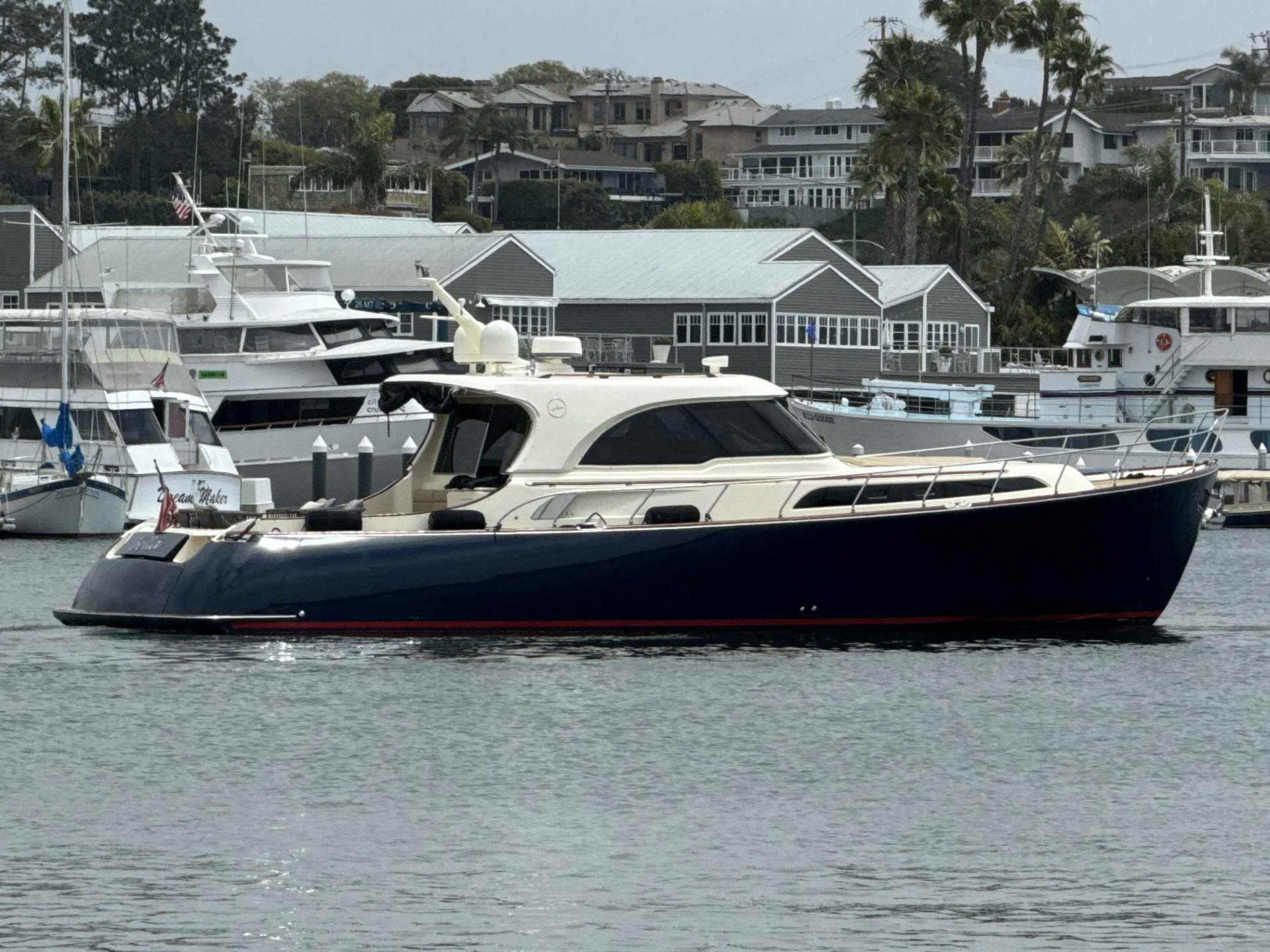 a boat in the water aboard TRUE STORY Yacht for Sale