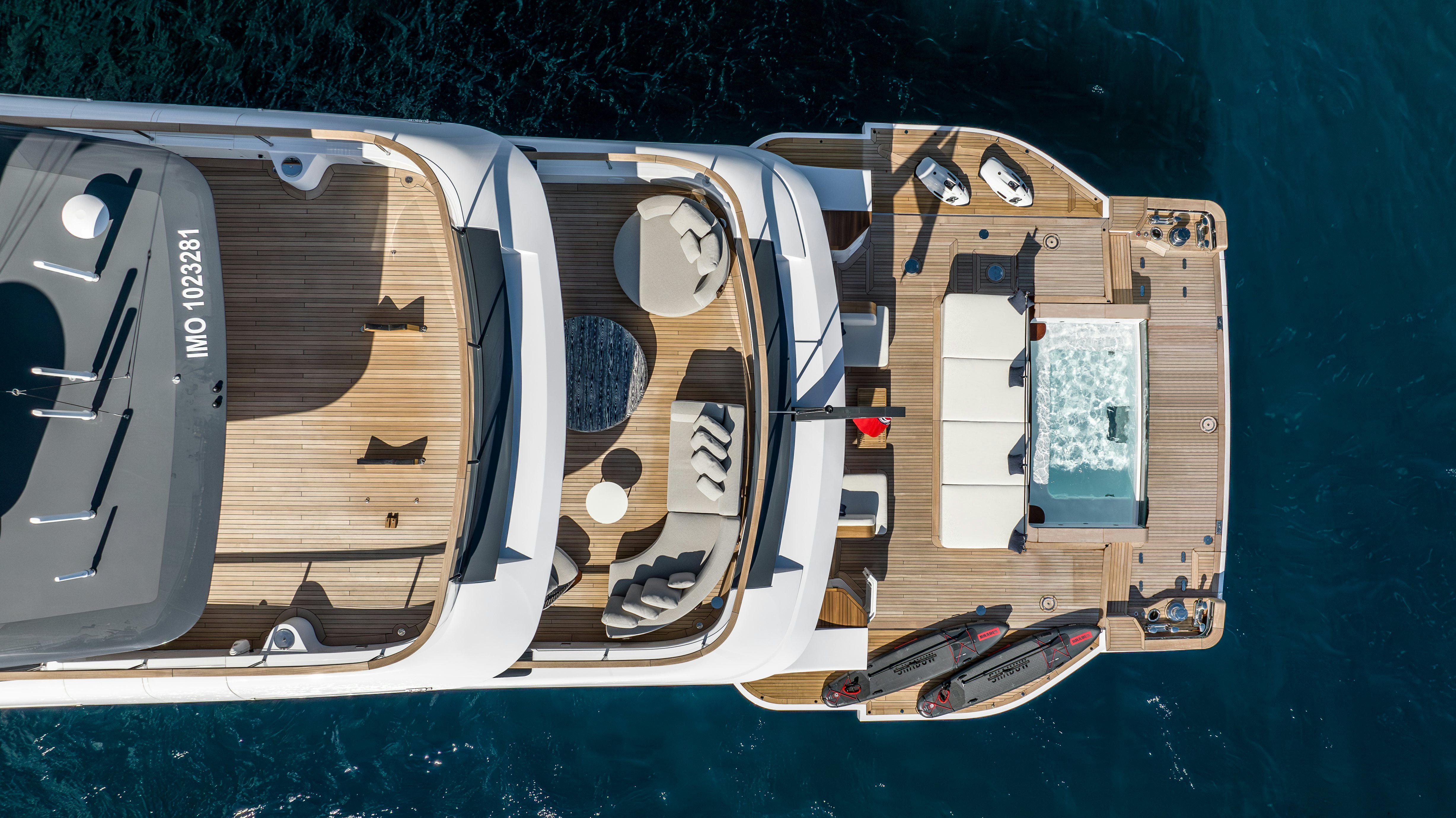 a satellite in space aboard ALPHA WAVES Yacht for Charter