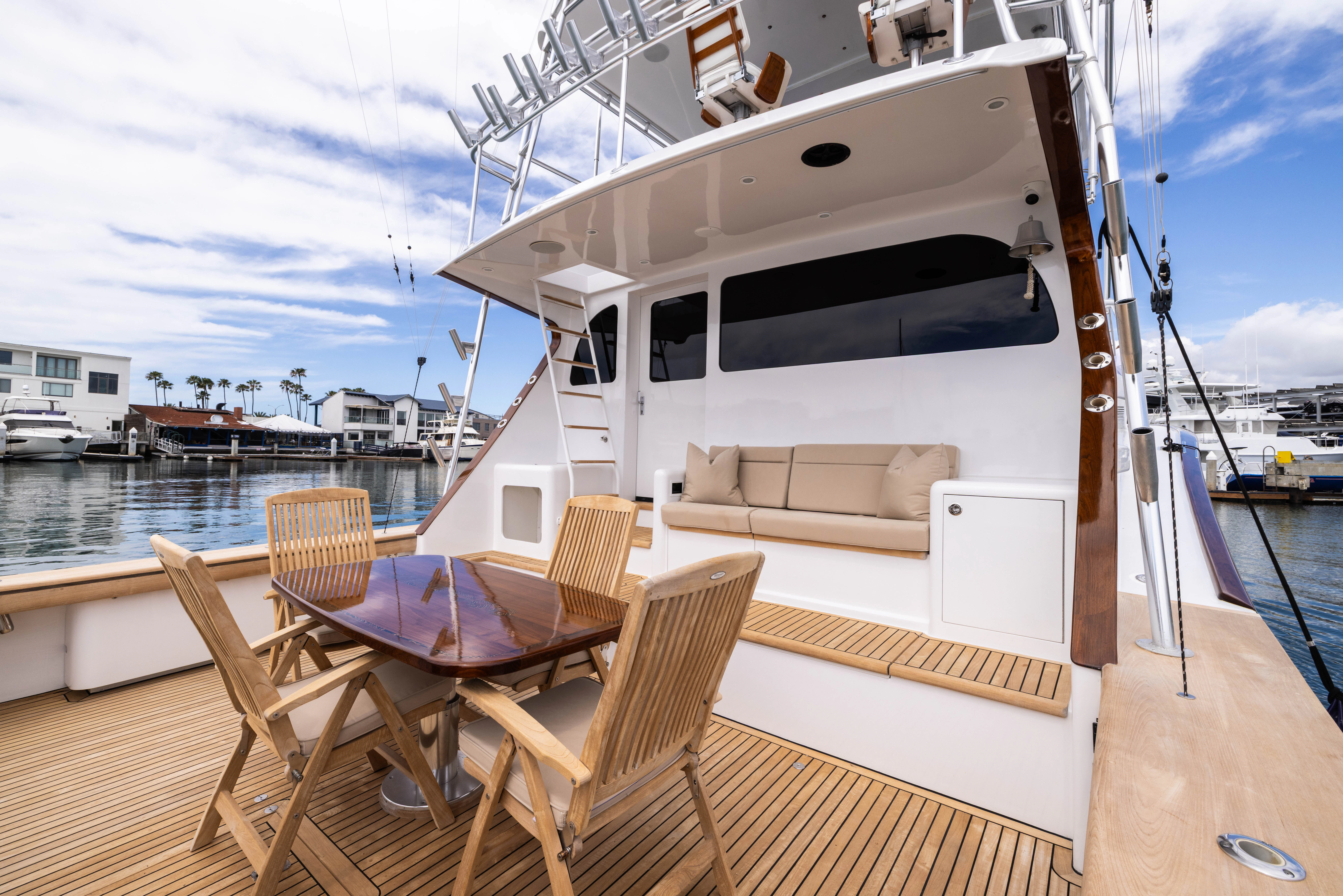 a boat on the water aboard VERTIGO Yacht for Sale