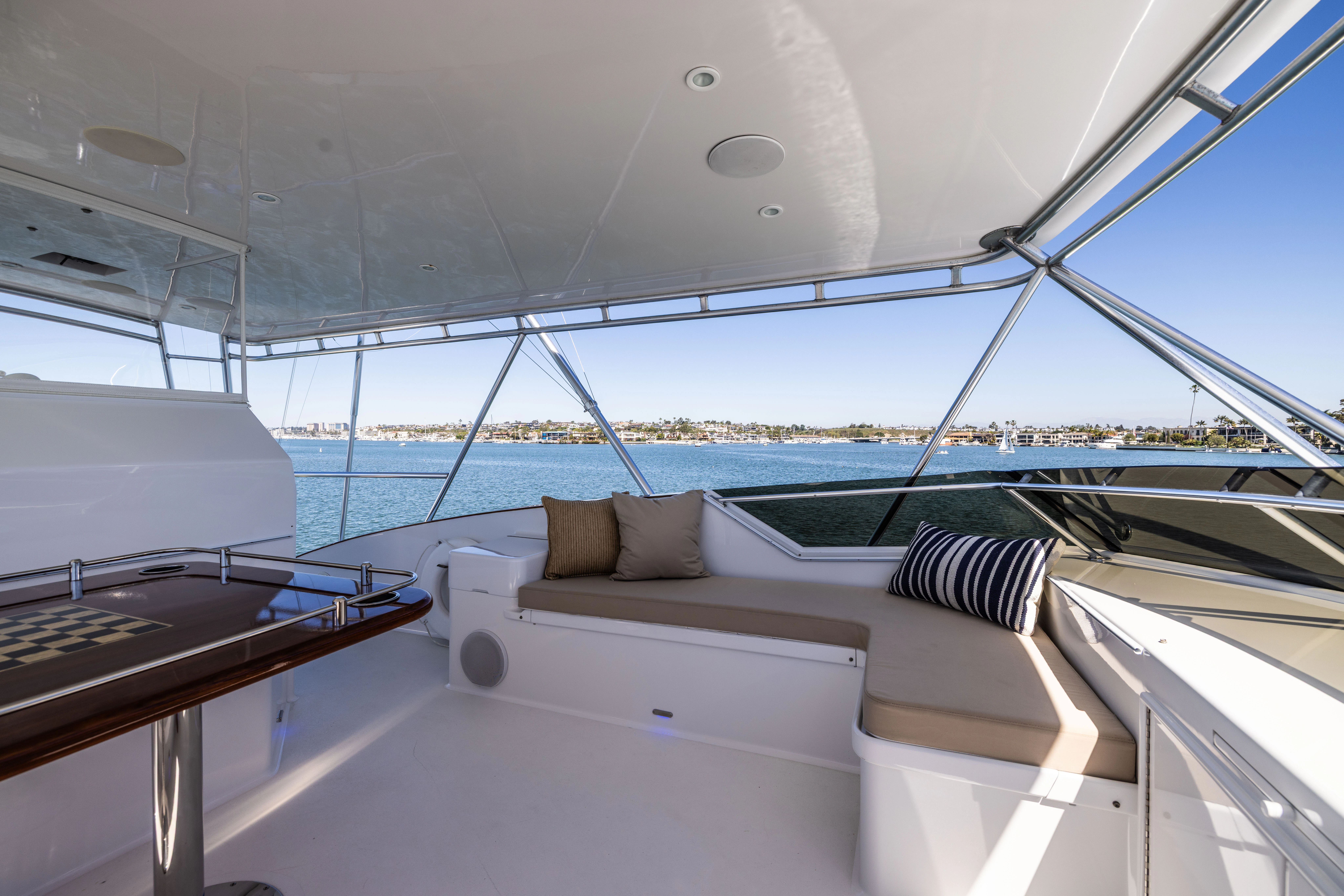 a boat on the water aboard VERTIGO Yacht for Sale