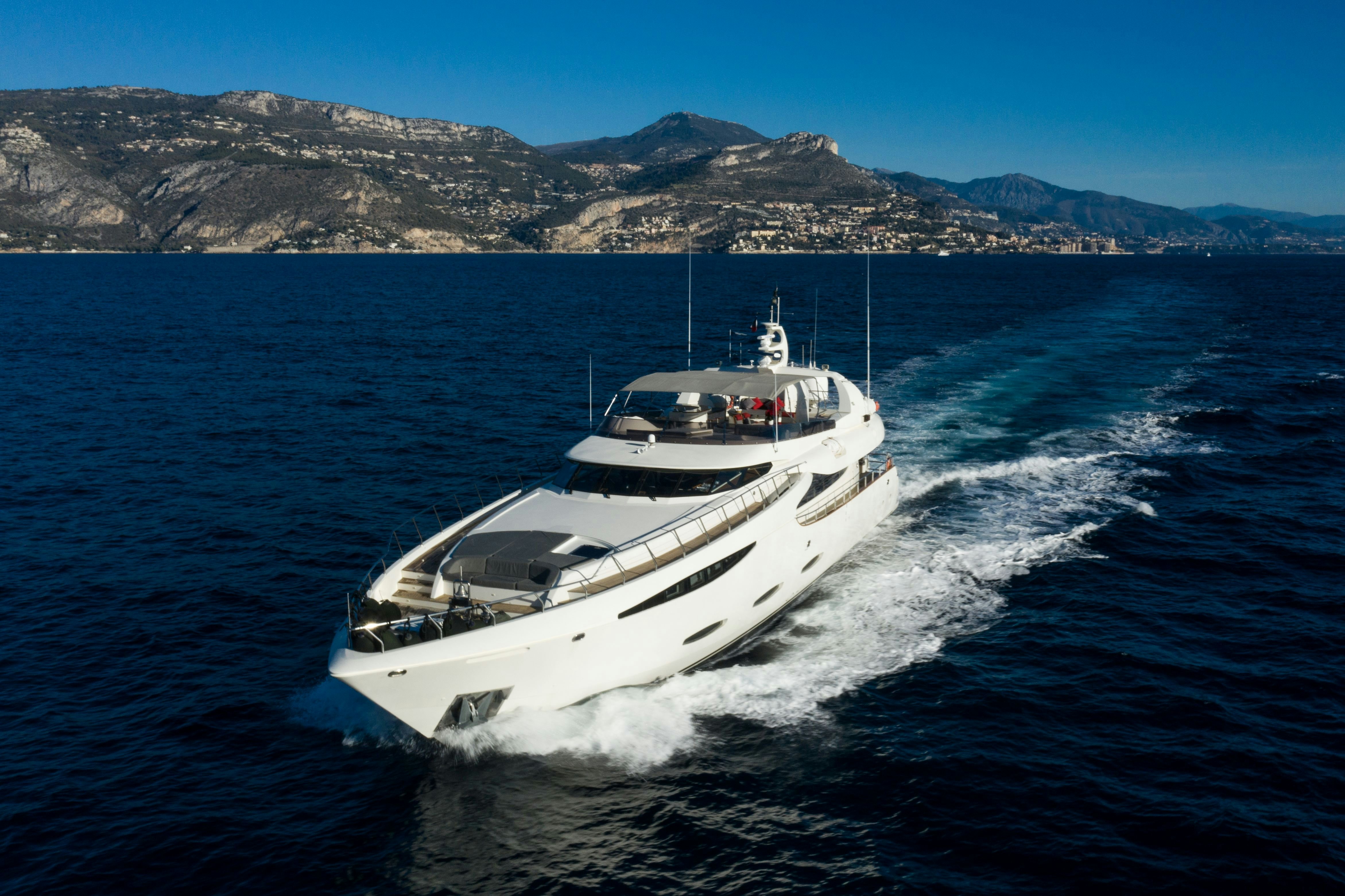 a boat on the water aboard VIKING III Yacht for Charter