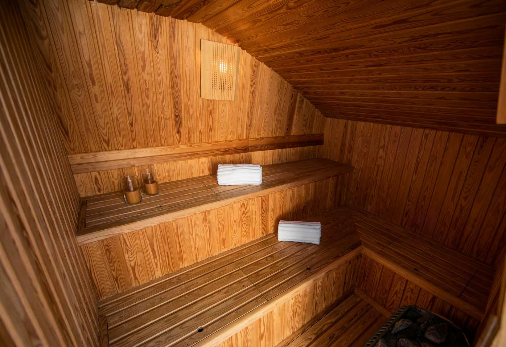 a wooden shelf with jars on it aboard VIKING III Yacht for Sale