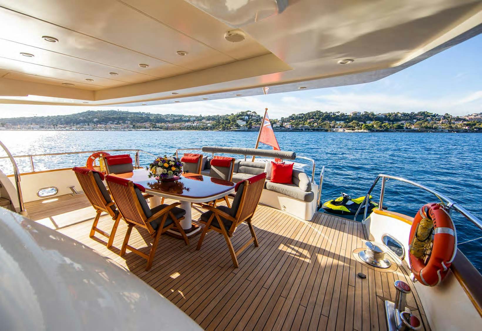 a boat on the water aboard VIKING III Yacht for Sale