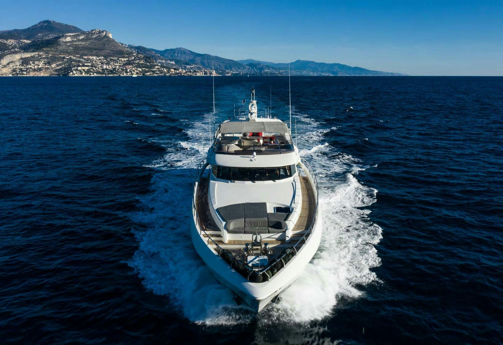 a boat on the water aboard VIKING III Yacht for Sale
