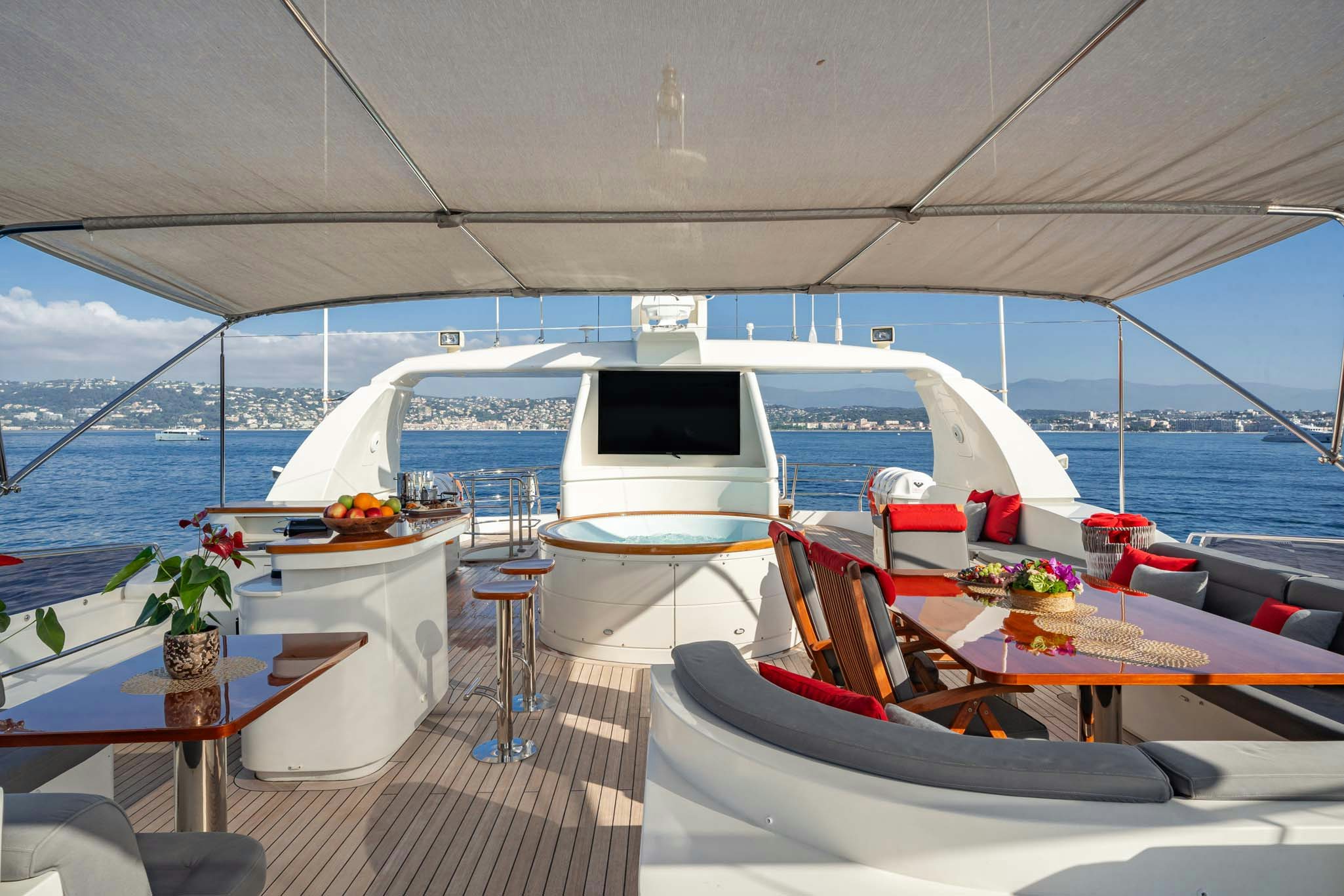 a boat on the water aboard VIKING III Yacht for Charter