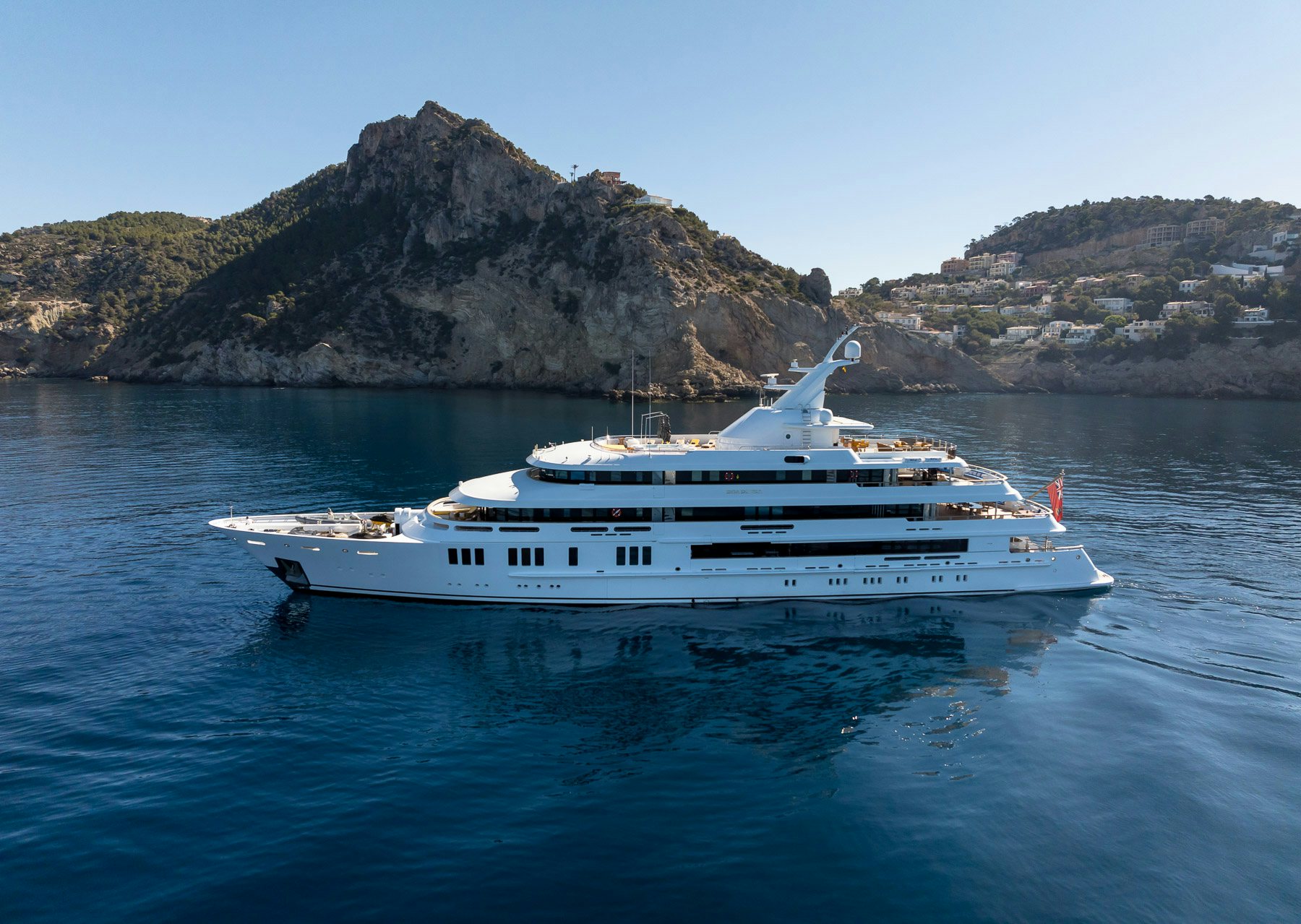 a boat on the water aboard BOADICEA Yacht for Charter