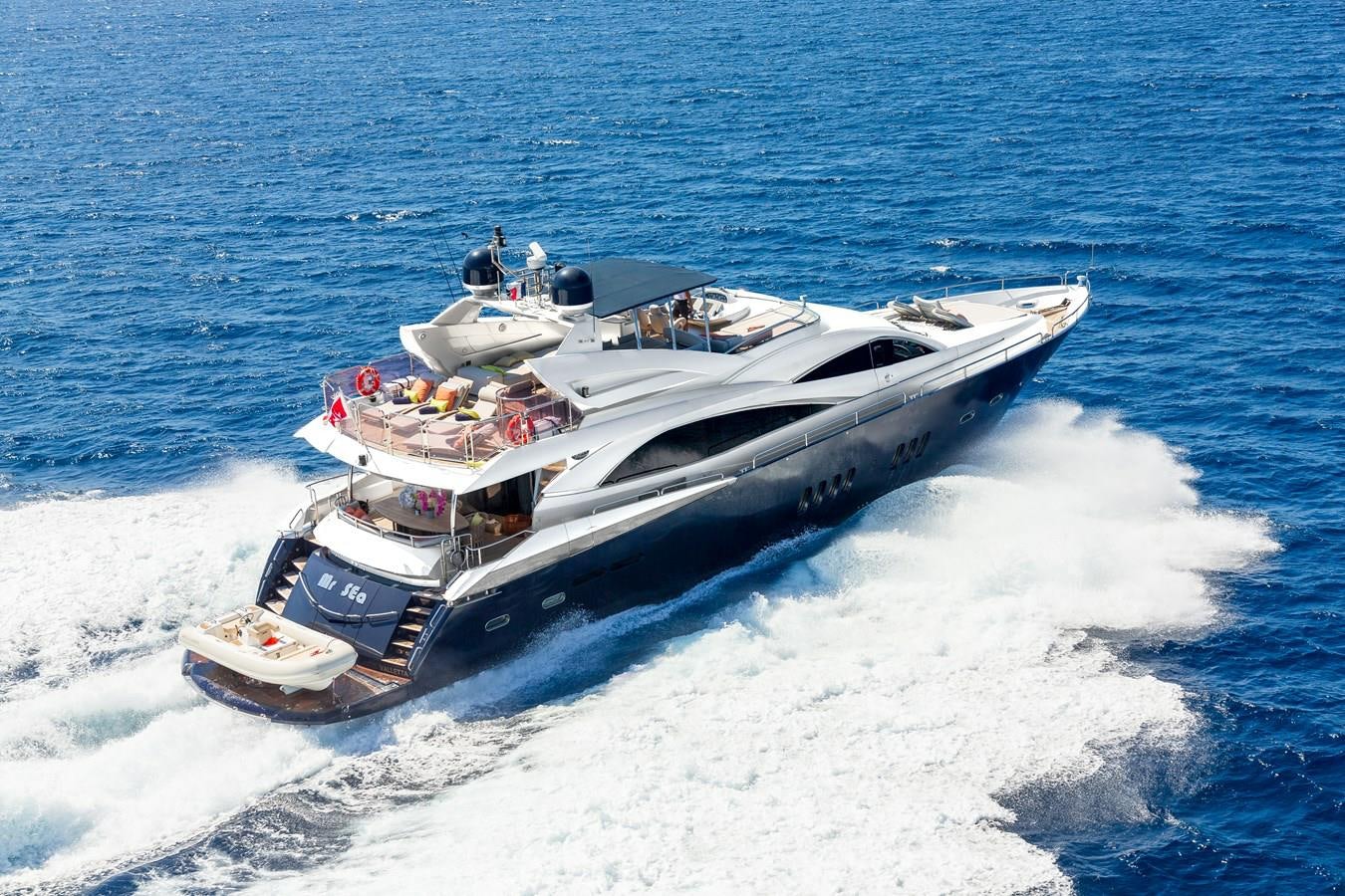 a boat on the water aboard MR SEA Yacht for Sale