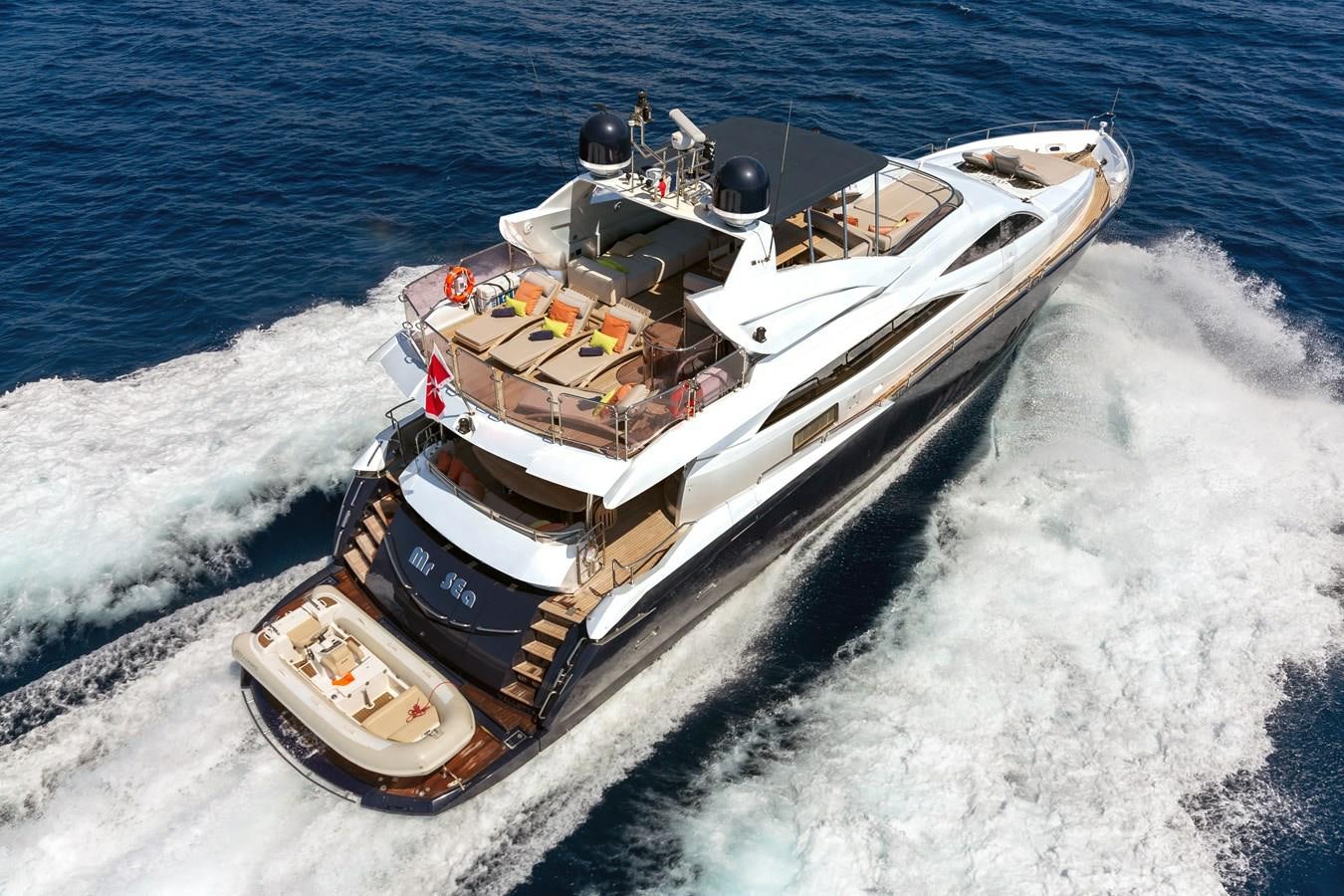 a boat on the water aboard MR SEA Yacht for Sale