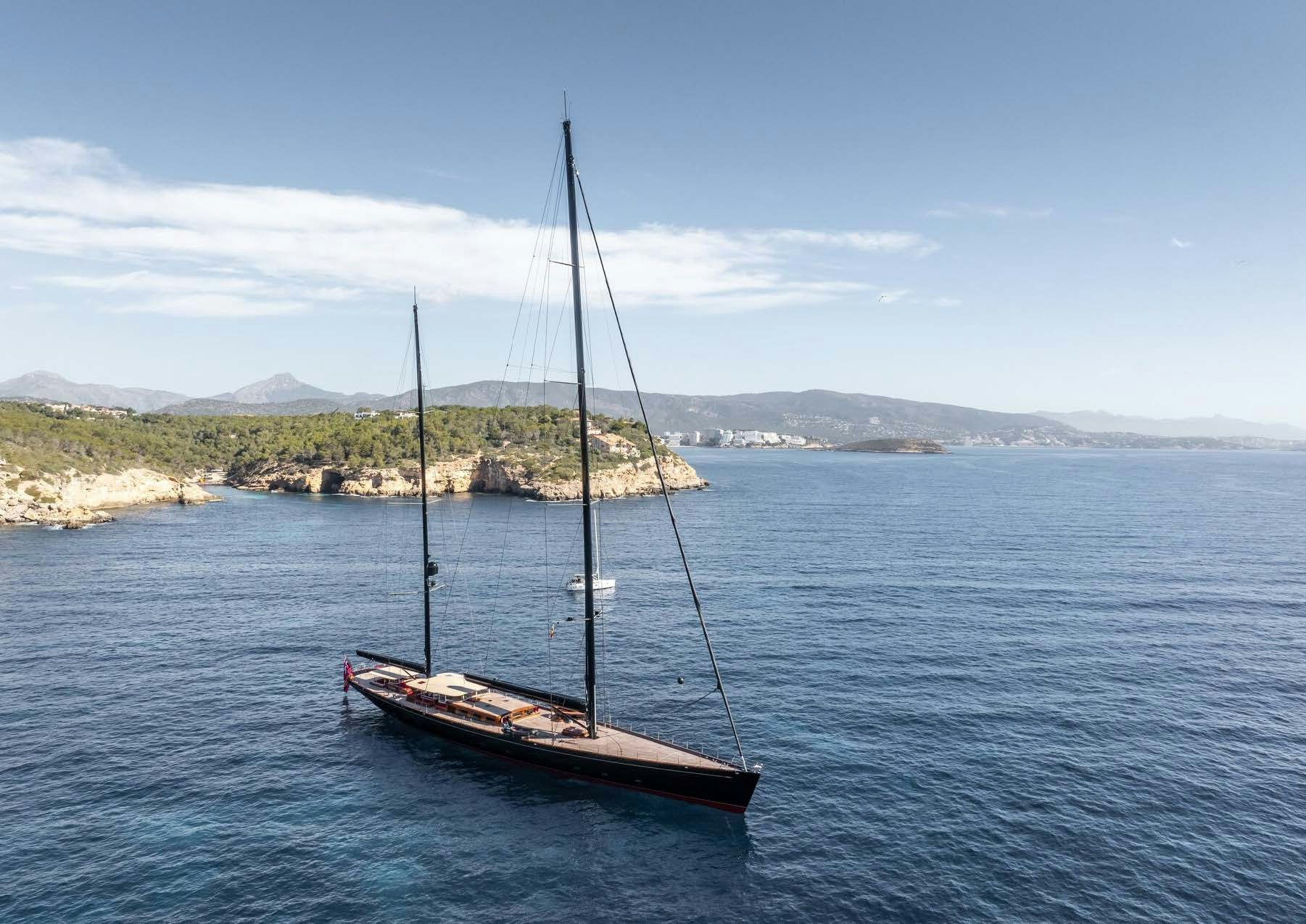 a boat on the water aboard MAXIMUS Yacht for Charter
