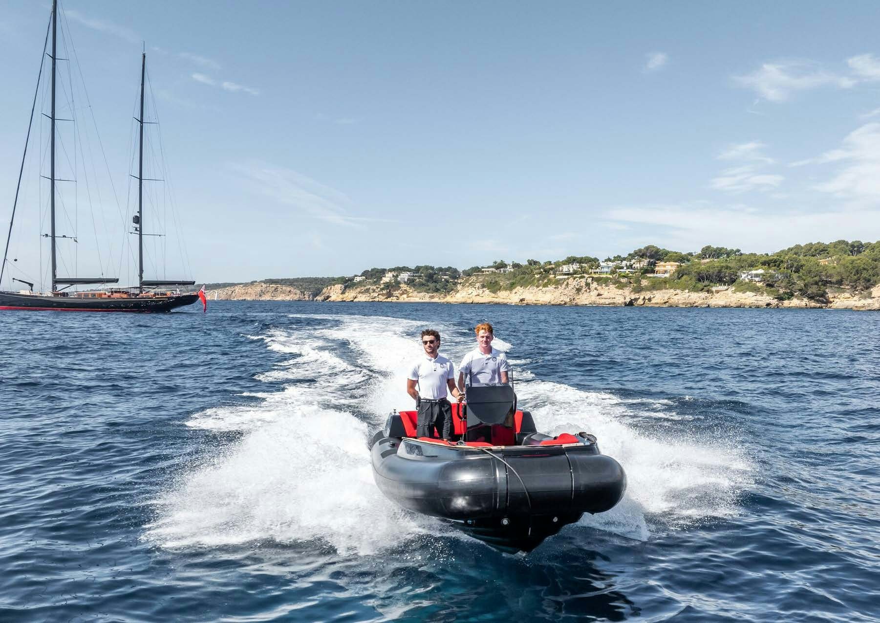 a group of people on a boat aboard MAXIMUS Yacht for Charter