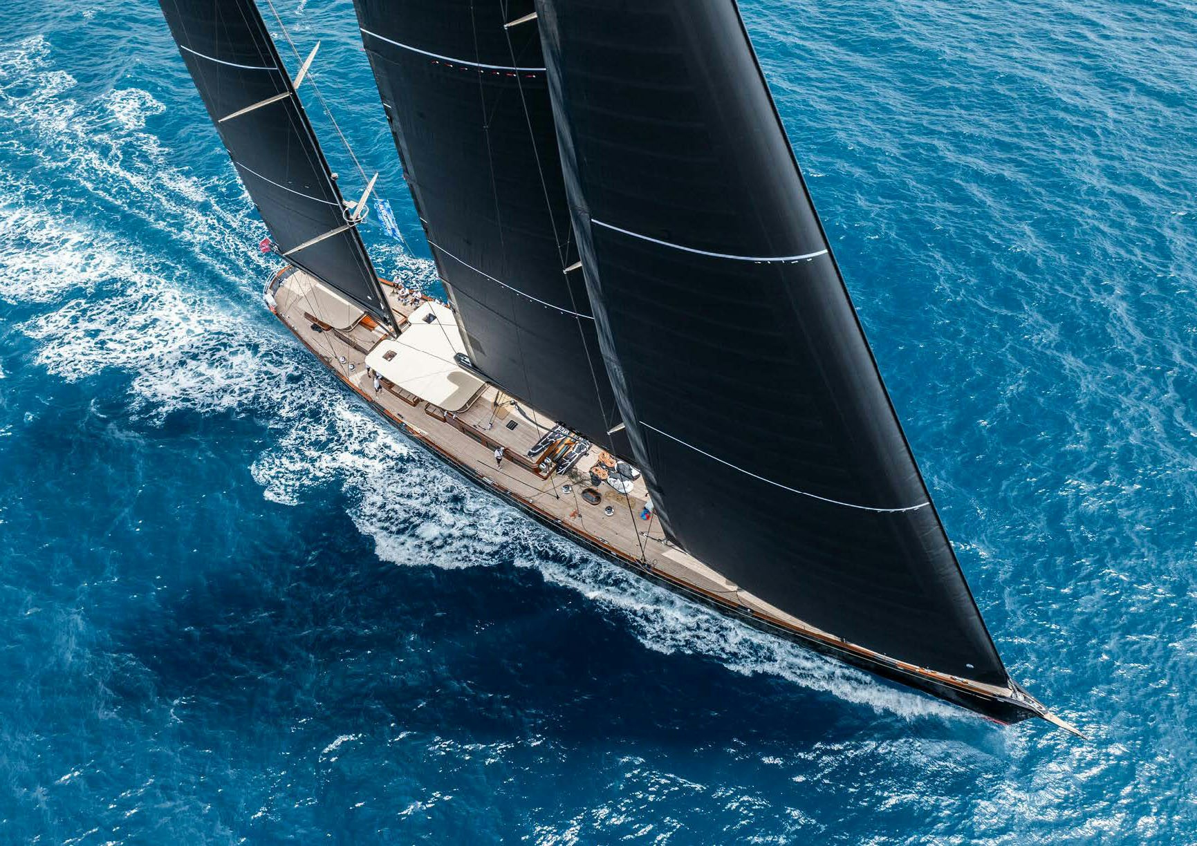 a boat on the water aboard MAXIMUS Yacht for Charter