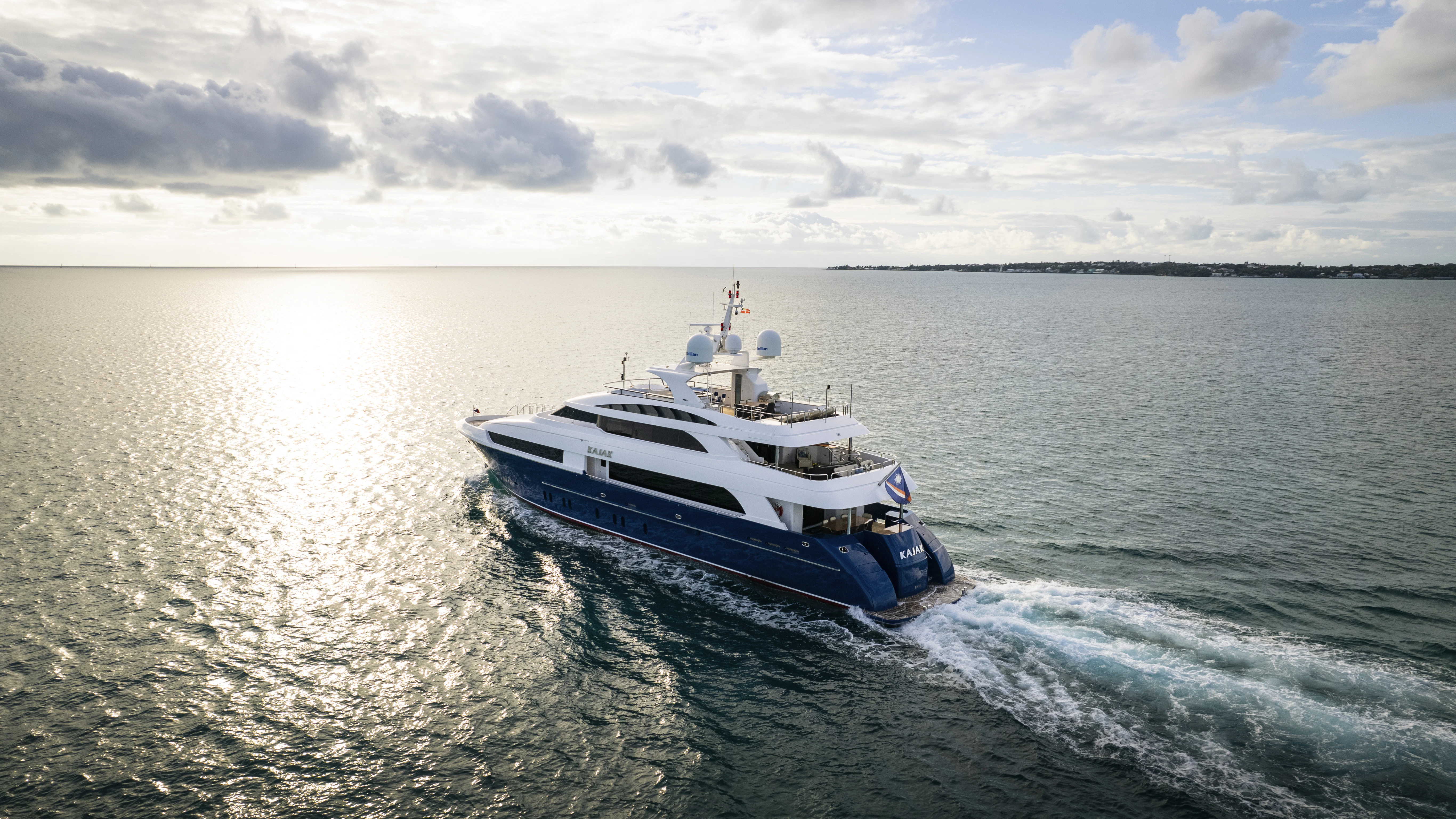 a boat on the water aboard DUCHESS Yacht for Sale