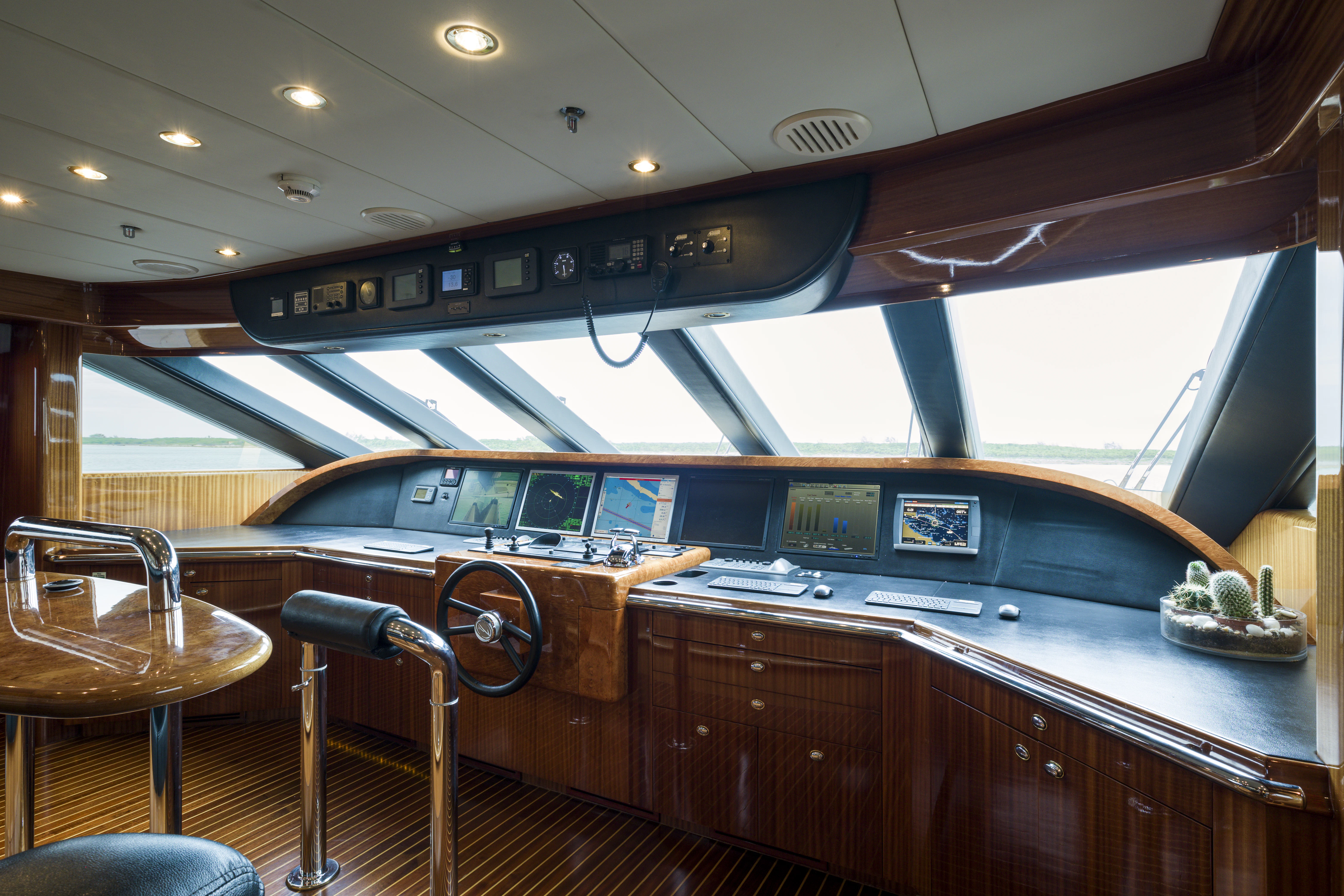 a car on a road aboard DUCHESS Yacht for Sale