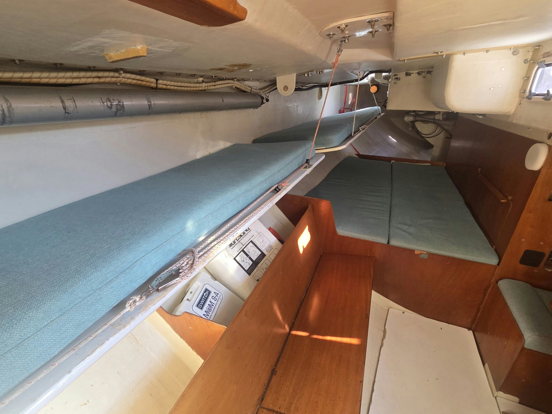 a large room with a large sink aboard GRAND ILLUSION Yacht for Sale