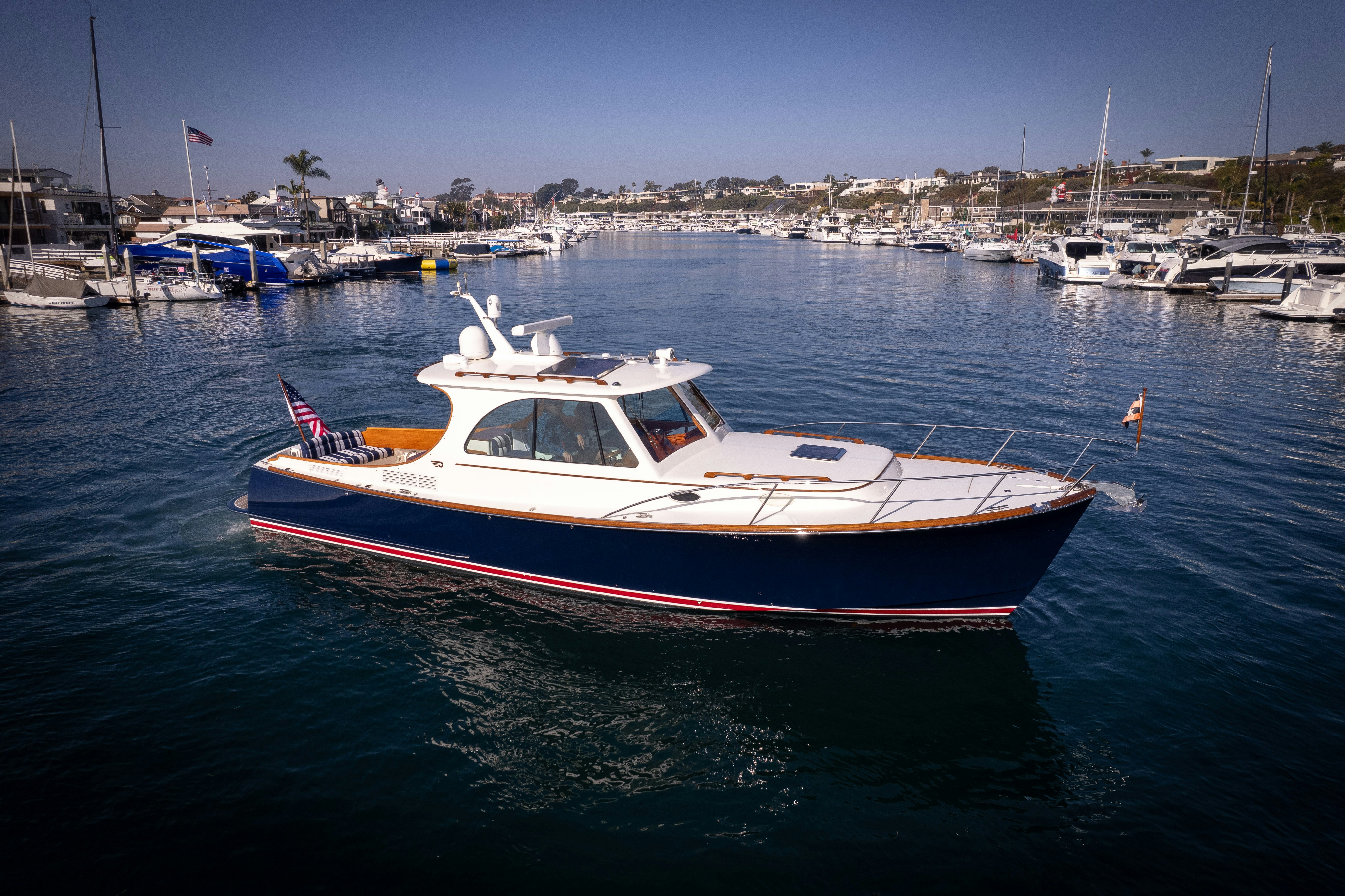 a boat in the water aboard FAR NIENTE Yacht for Sale