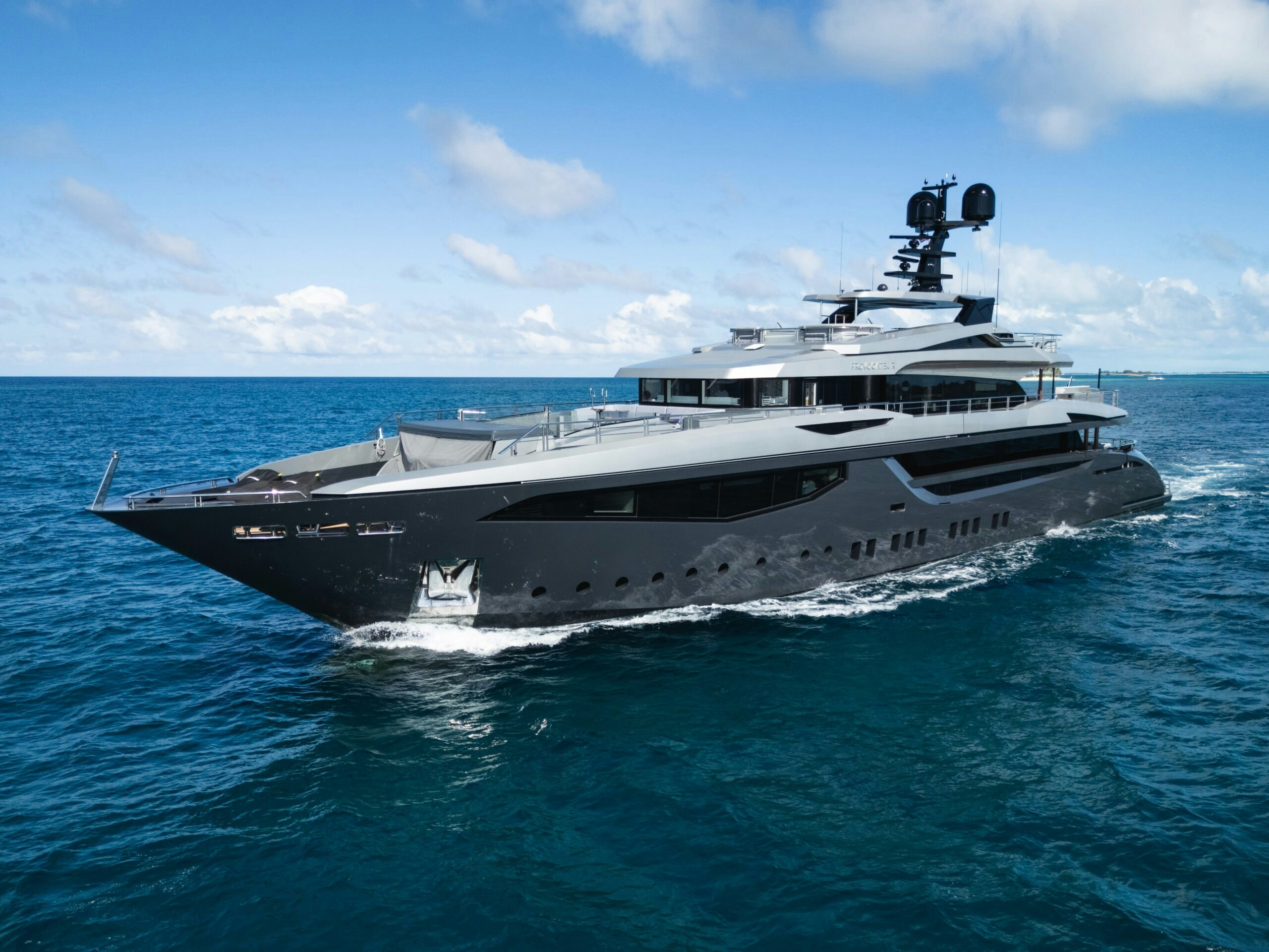 a boat in the water aboard PROVOCATEUR Yacht for Charter